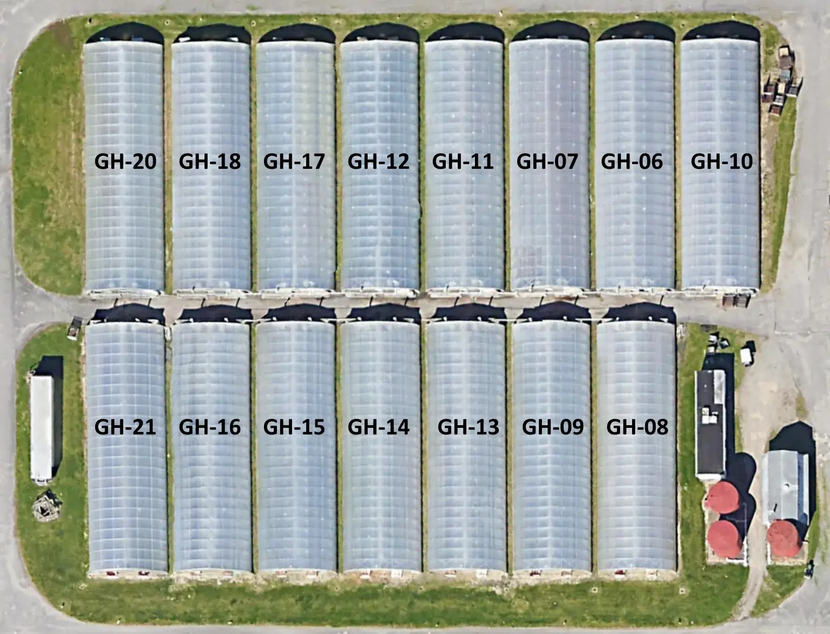 WHITE'S AUCTION LOT 8 - GH13 - X.S. Smith 30' x 96' Criterion Quonset Hoop Greenhouse