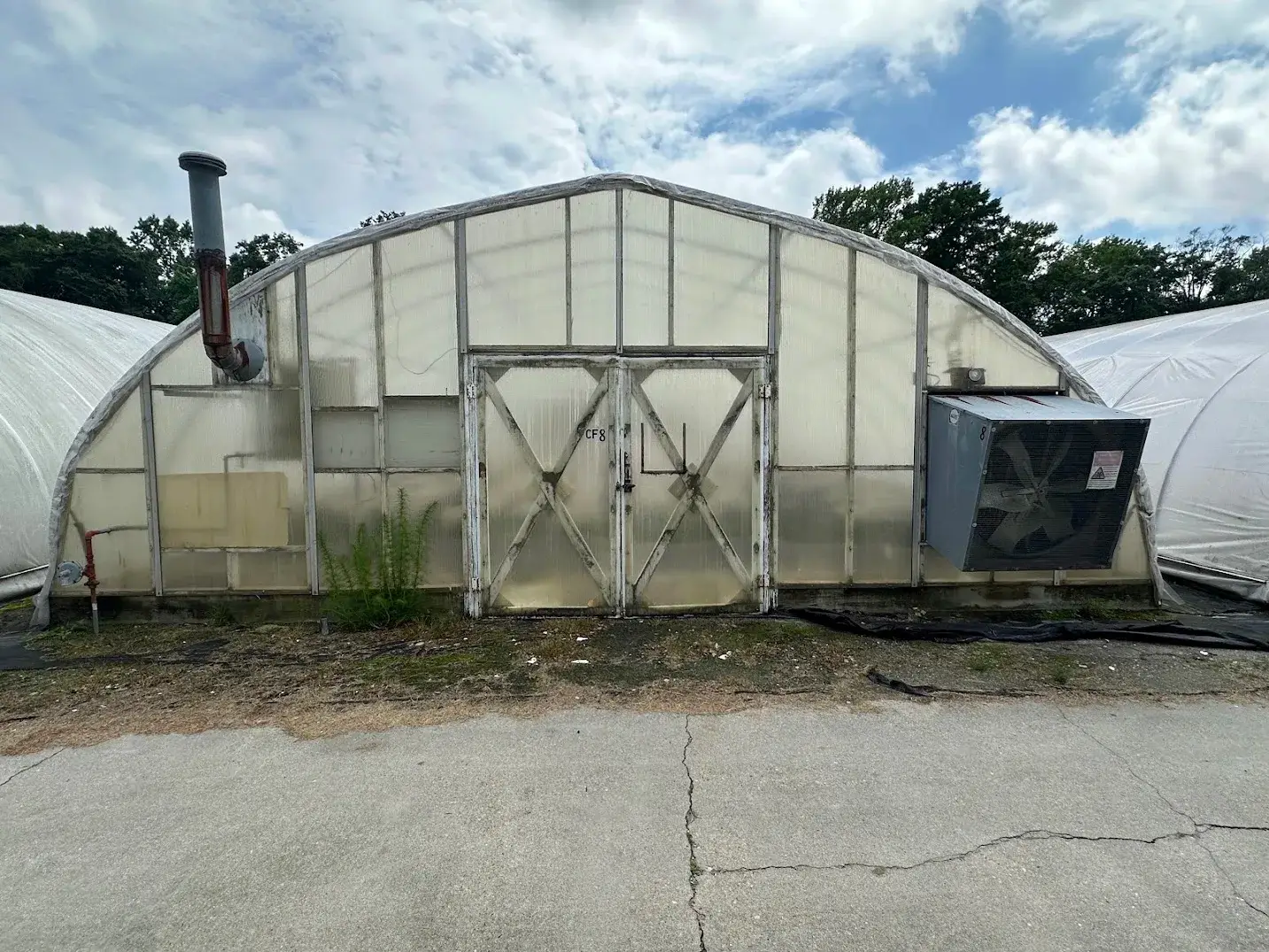 WHITE'S AUCTION LOT 23 - CF08 - X.S. Smith 30' x 96' Criterion Quonset Hoop Cold Frame Greenhouse