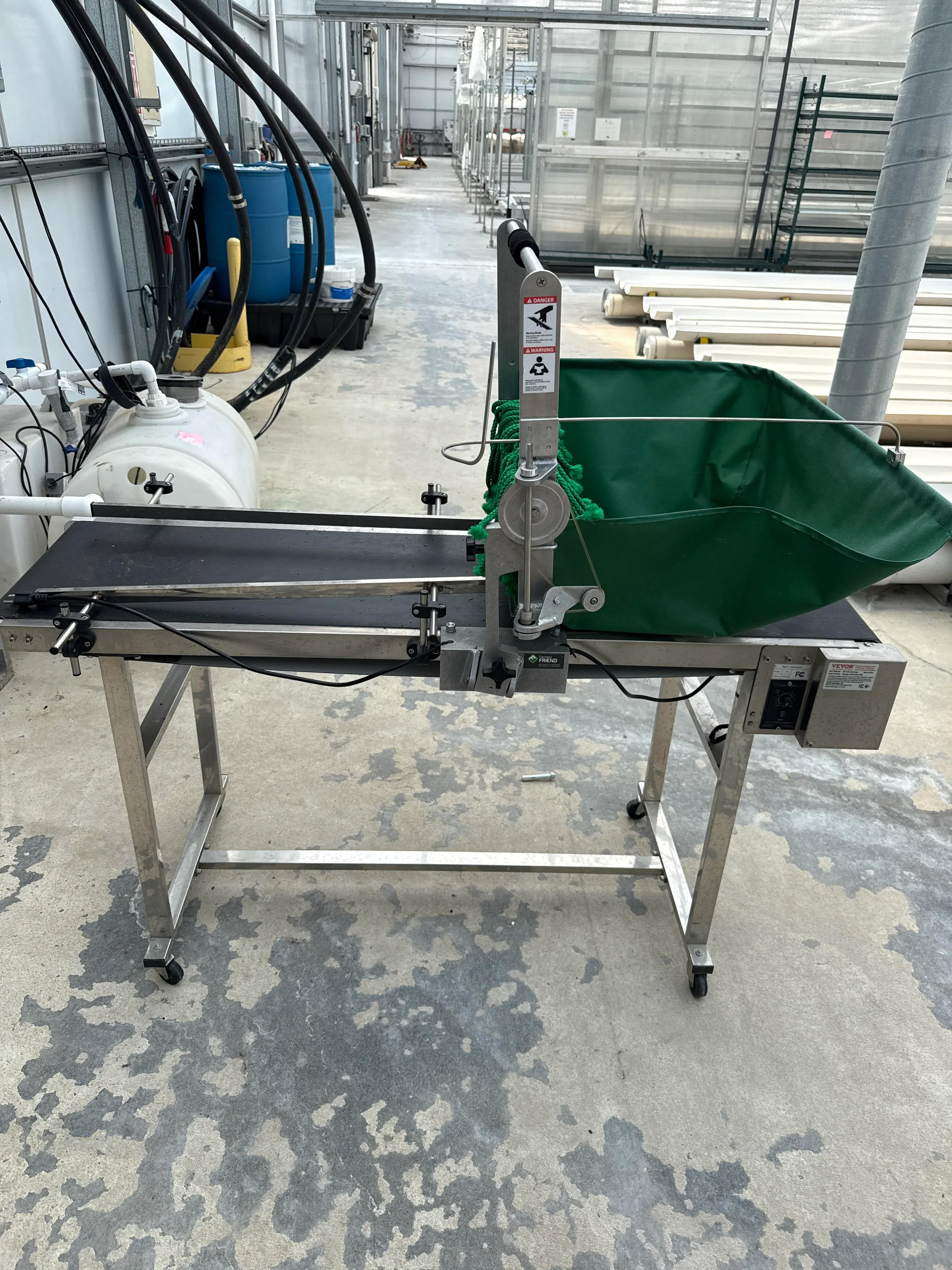 Farmer’s Friend Lettuce Harvester w/ Belt Conveyor & VEVOR Motor