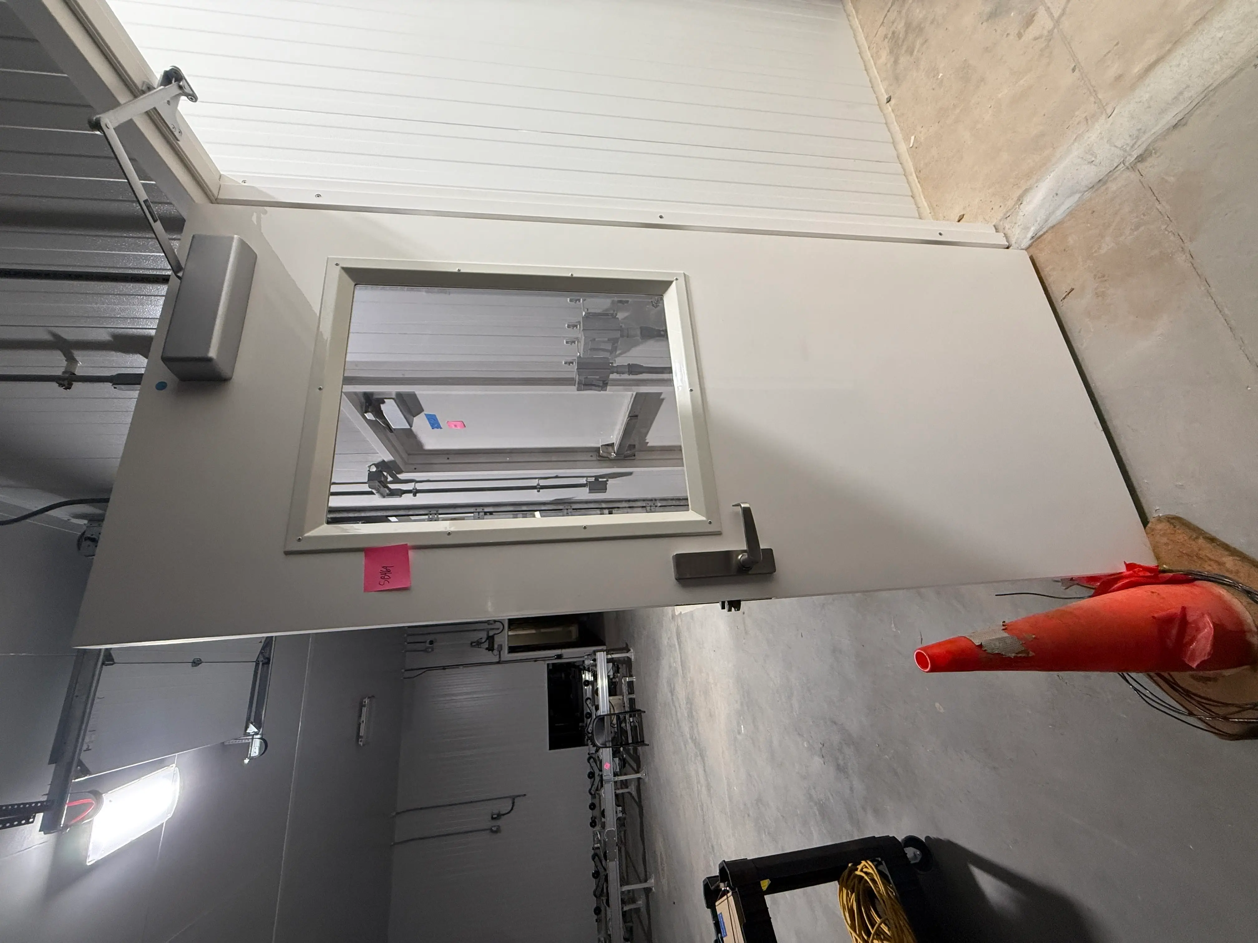 SB472: Insulated Commercial Swing Door with Vision Window – Food Facility