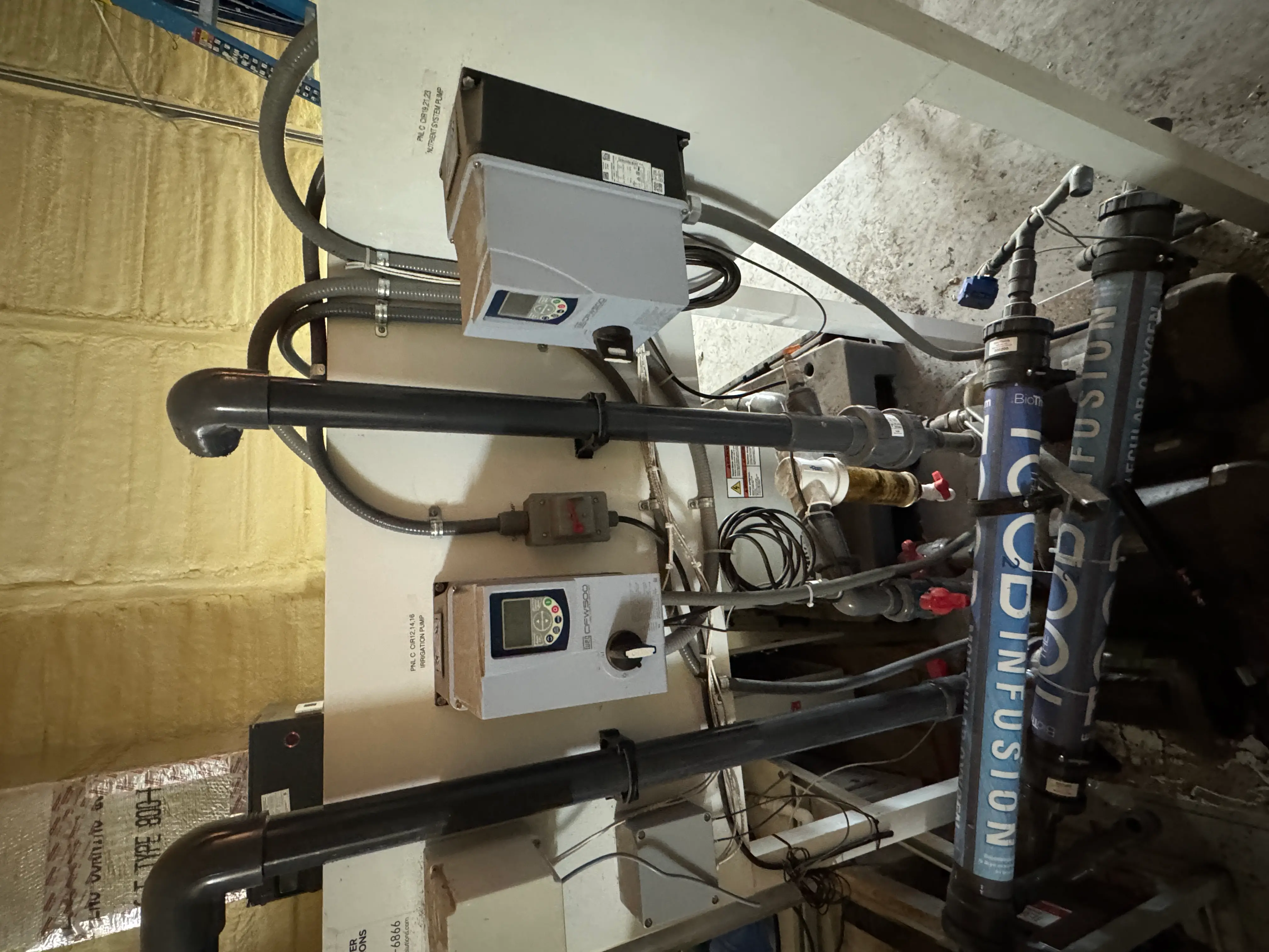 Pre-Plumbed & Pre-Wired Irrigation Zone Skid — Complete Fertigation System on Skid-Mounted Frame