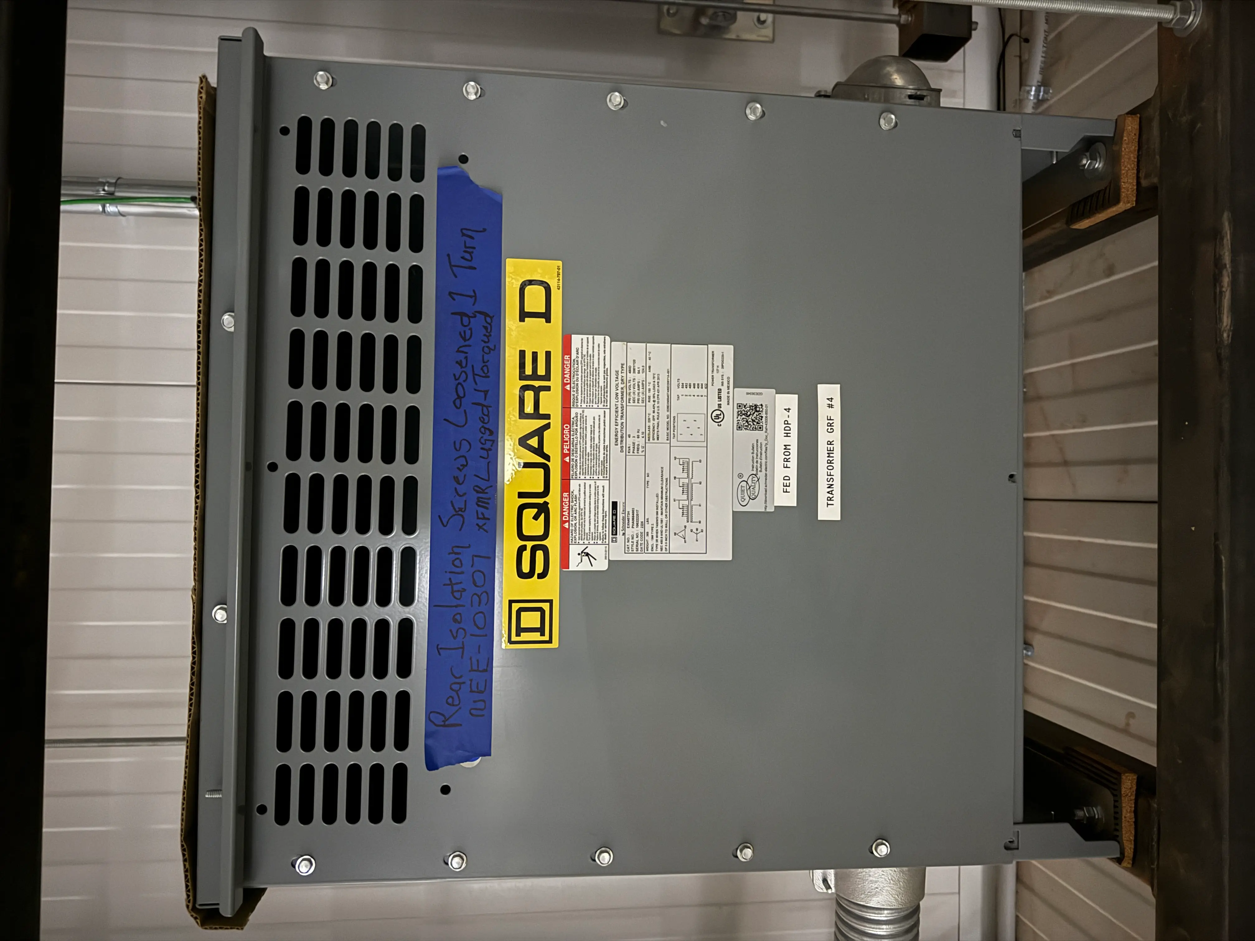 SB7026: Square D Dry Type Distribution Transformer 45 kVA