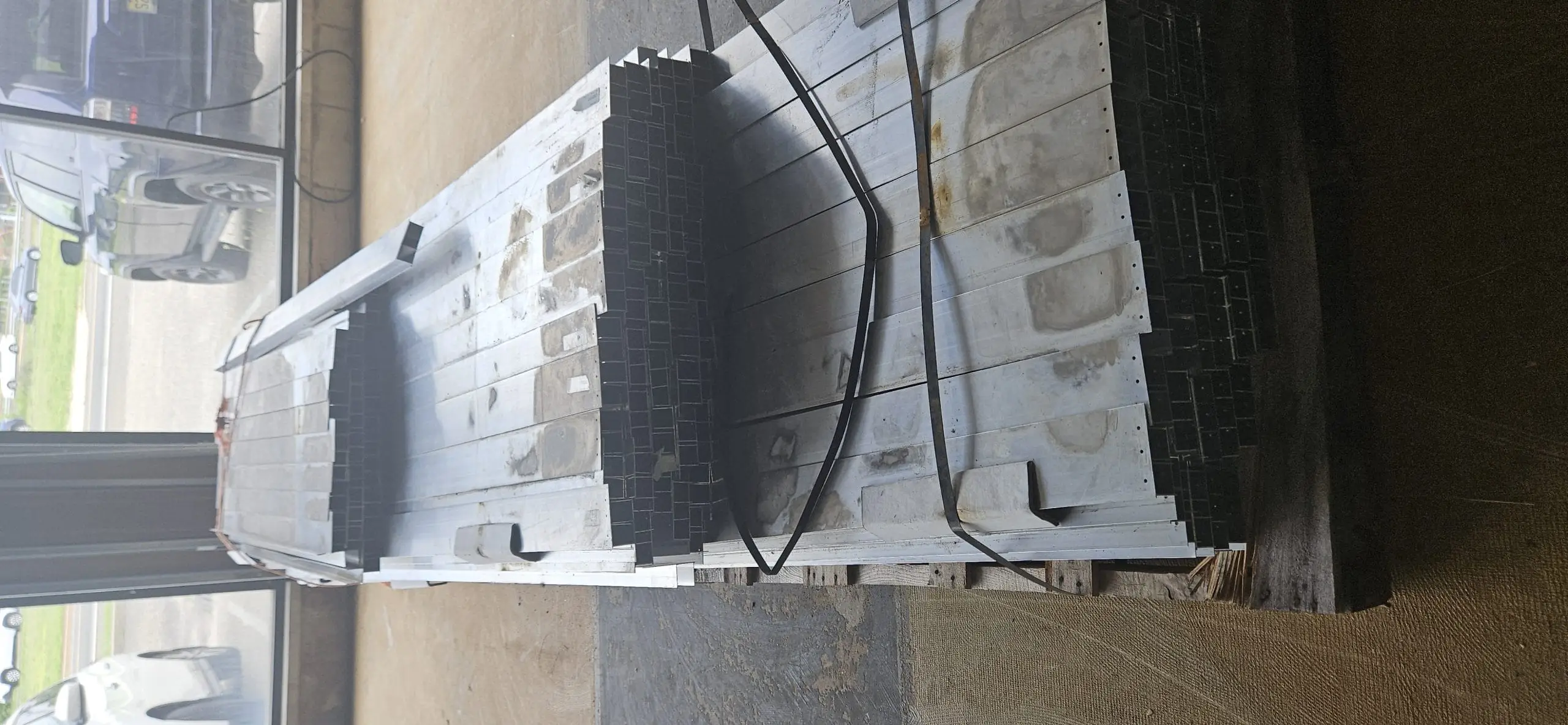 SB7000: Galvanized Steel Racking and Support Beam Lot is located in Toms river nj