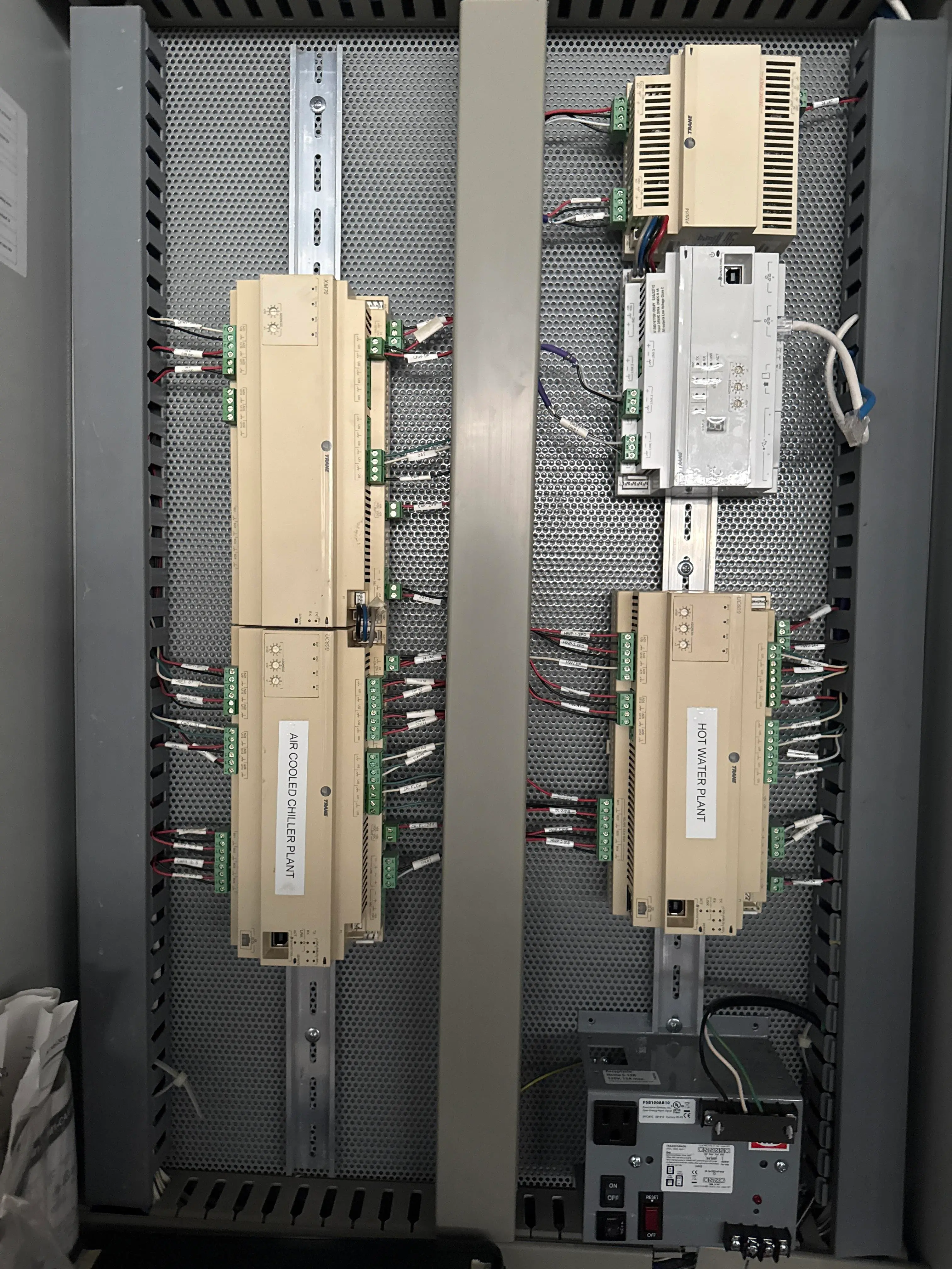Trane HVAC Control Panel – Chiller & Hot Water Plant Controllers (DDC System)