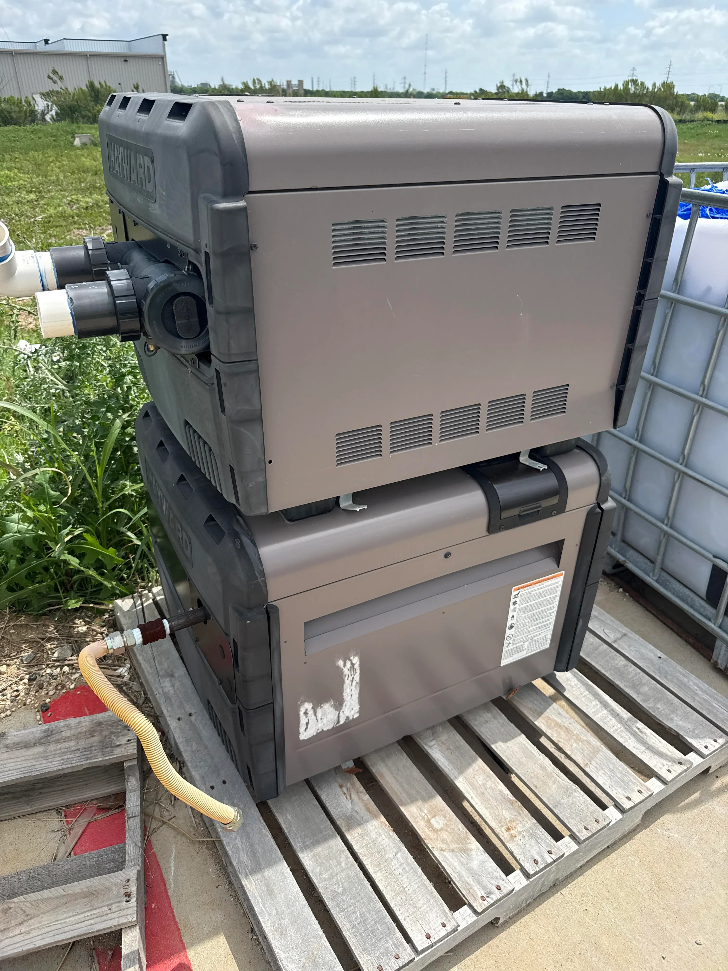 Hayward Pool Heaters (2) Gas Units – For Parts or Repair