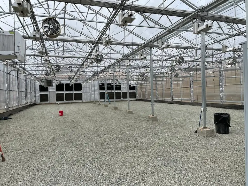 Brand New Turnkey Commercial Gutter Connect Greenhouse – Double (60 ...