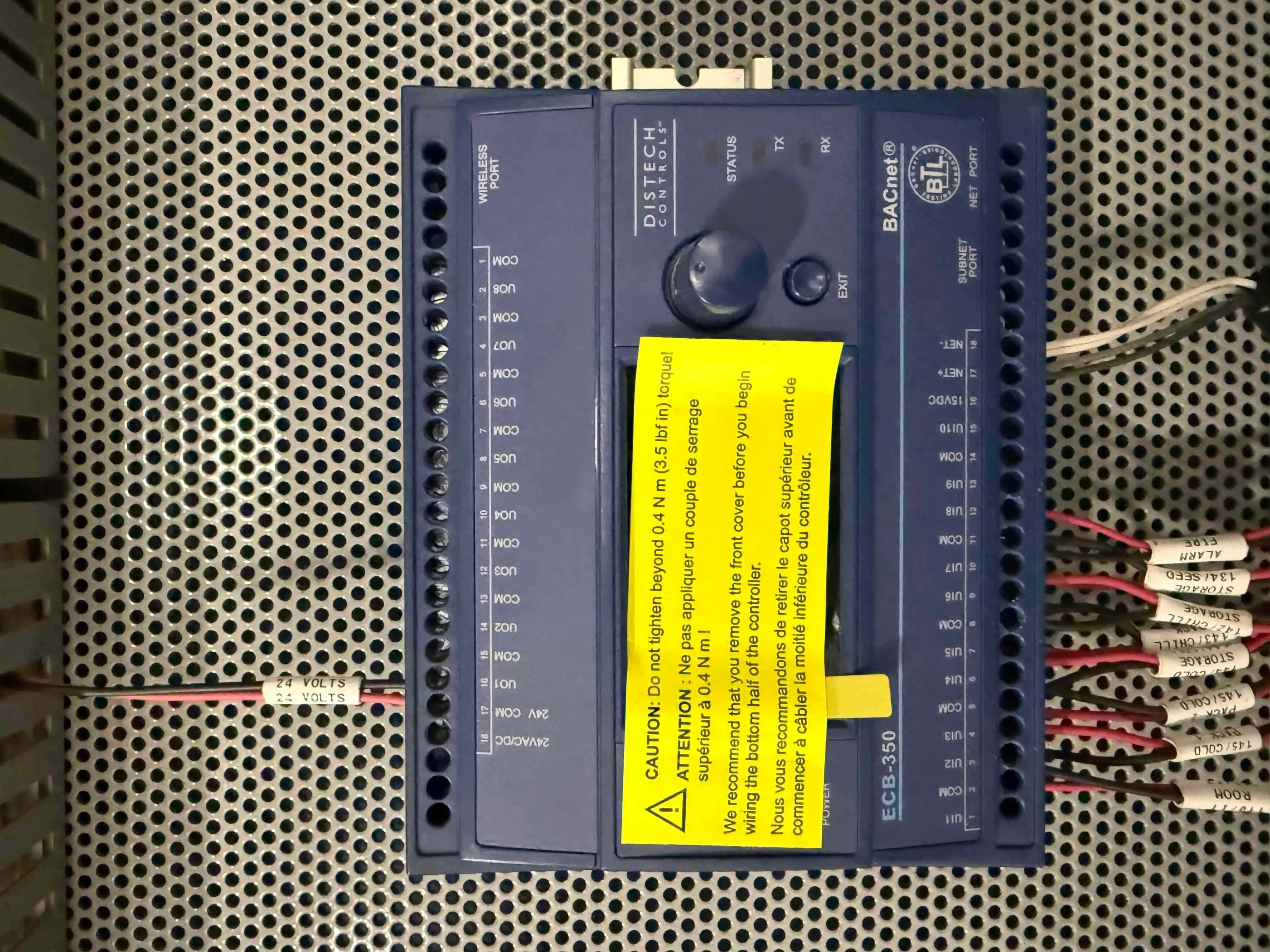 SB6030 Temperature Control Panel with Distech Controls System