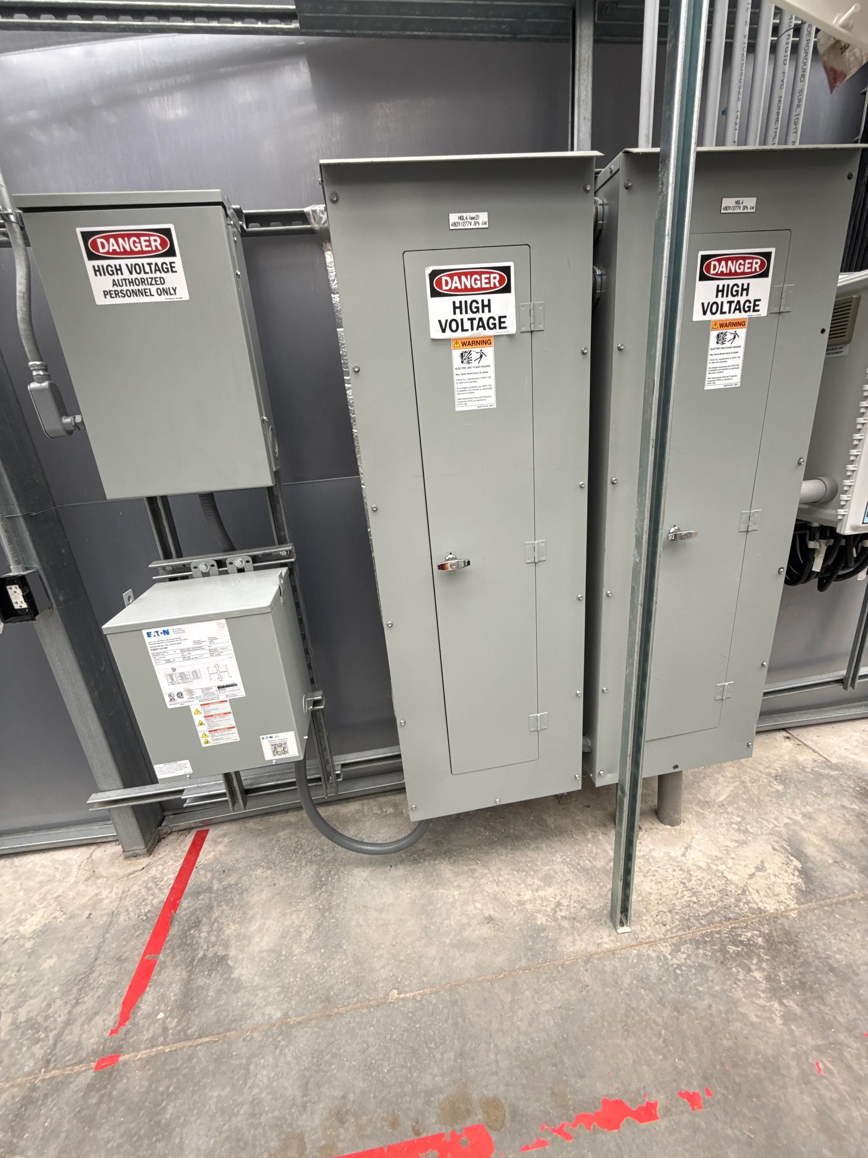Eaton Electrical Distribution Package with (2) 400A Panels, 15kVA Transformer & Panelboard