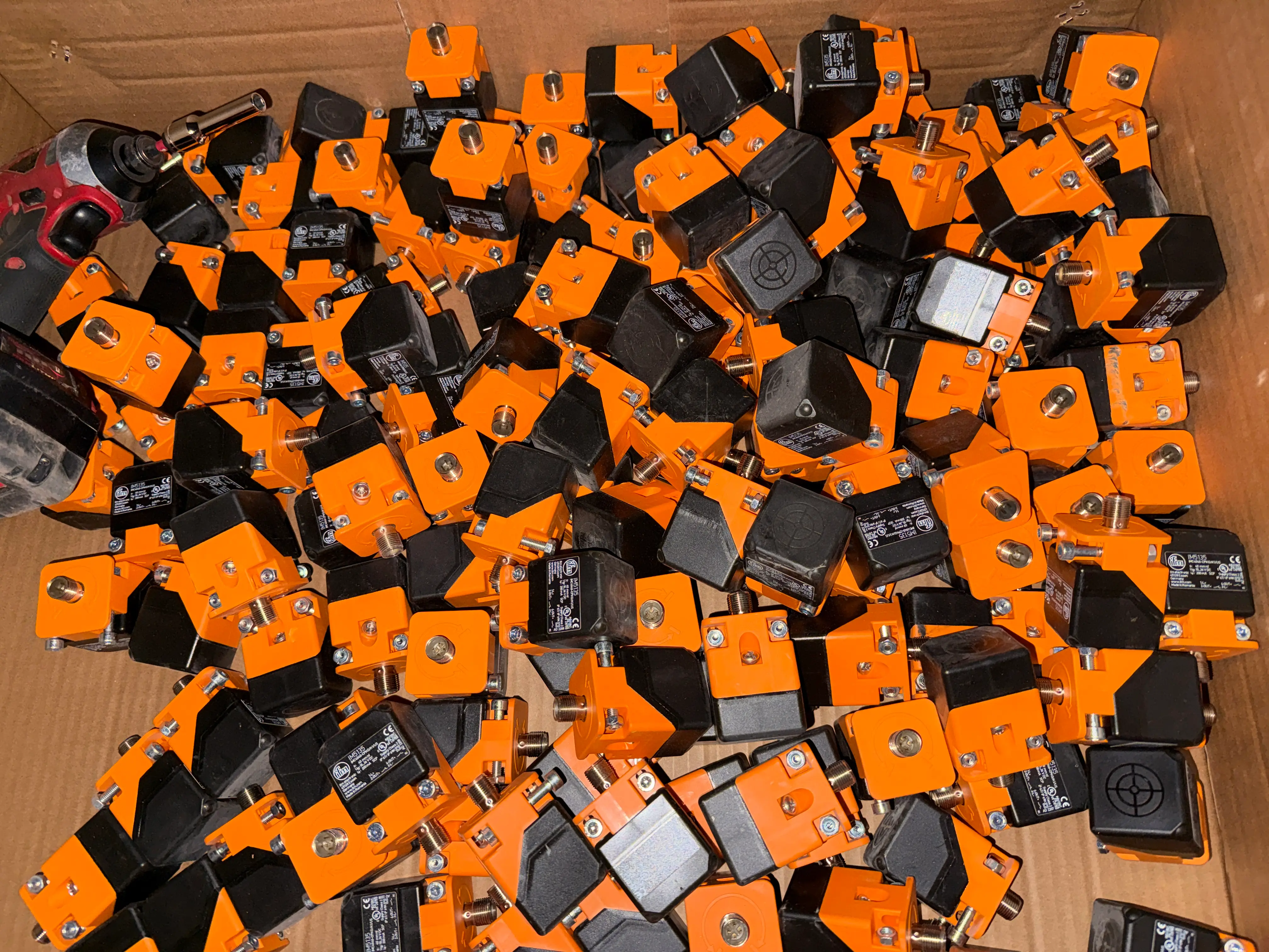 Lot of 50 - ifm IM5135 Inductive Proximity Sensors, 40mm, IP67/IP69K, 10-36V DC (Lot 5 of 6) | Chesterton, IN