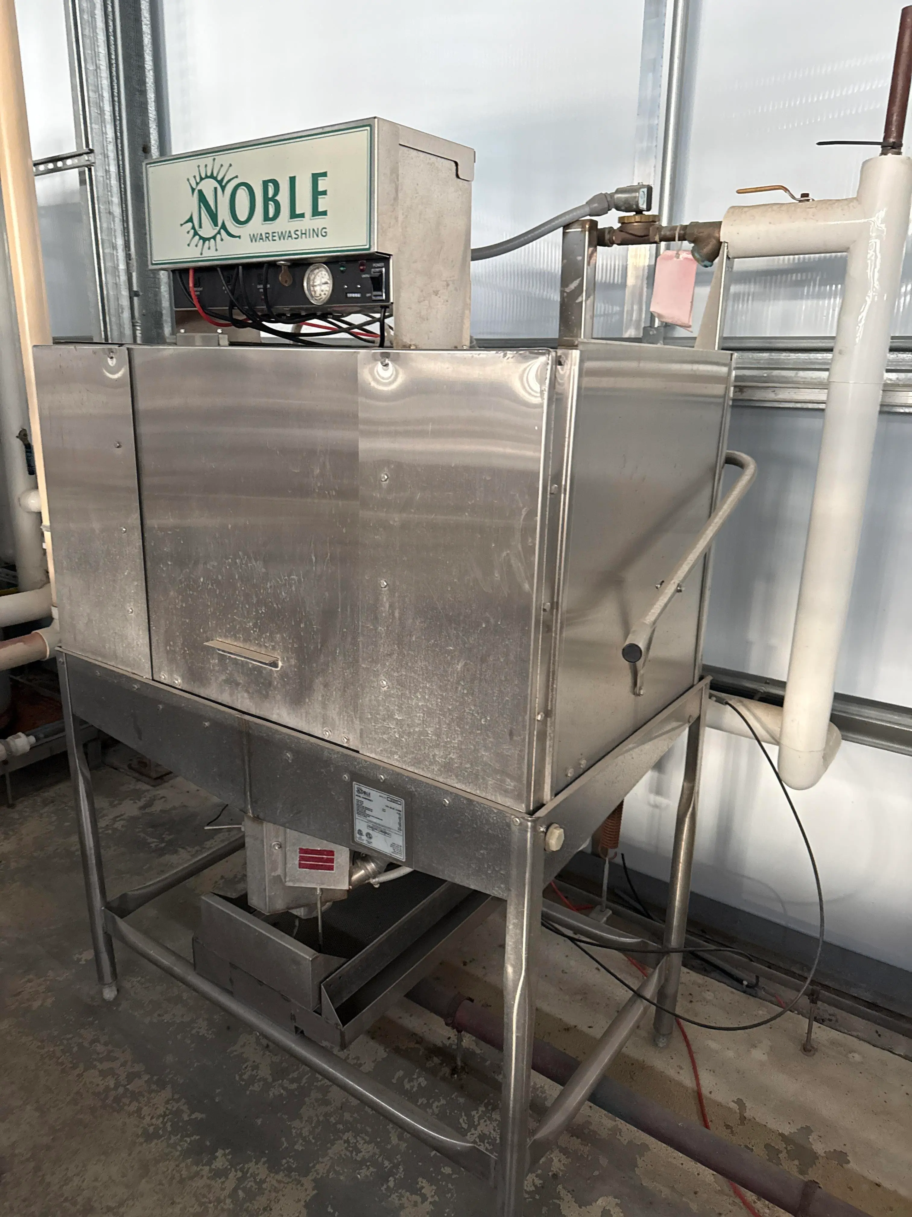 Noble Wareforce II Commercial Tray Washer – High Temp Sanitizing System (115V, Stainless)
