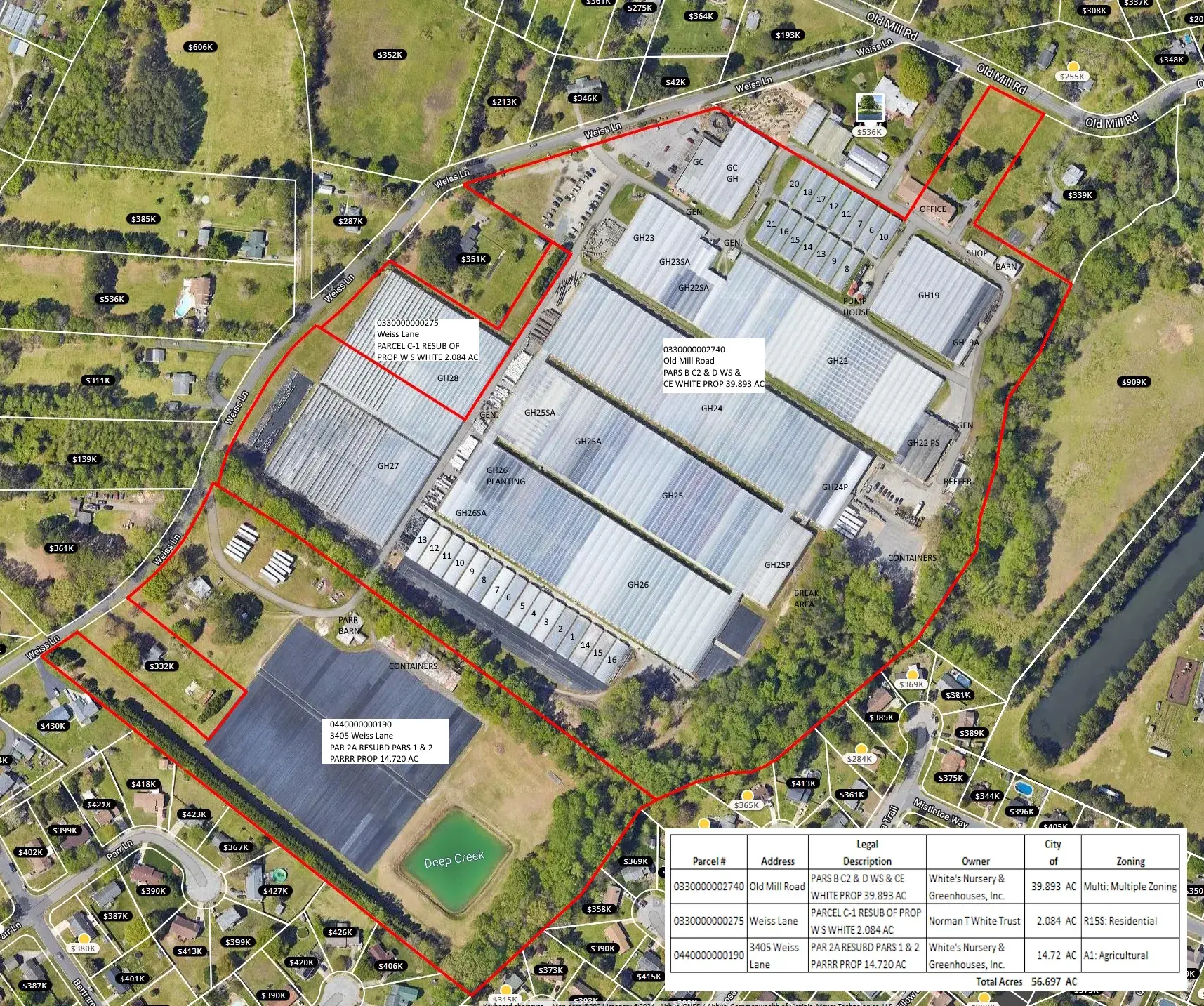 WHITE'S AUCTION LOT 88 - Lot of 25 400-Watt HPS Lights Located in Greenhouse 25 Starting Area