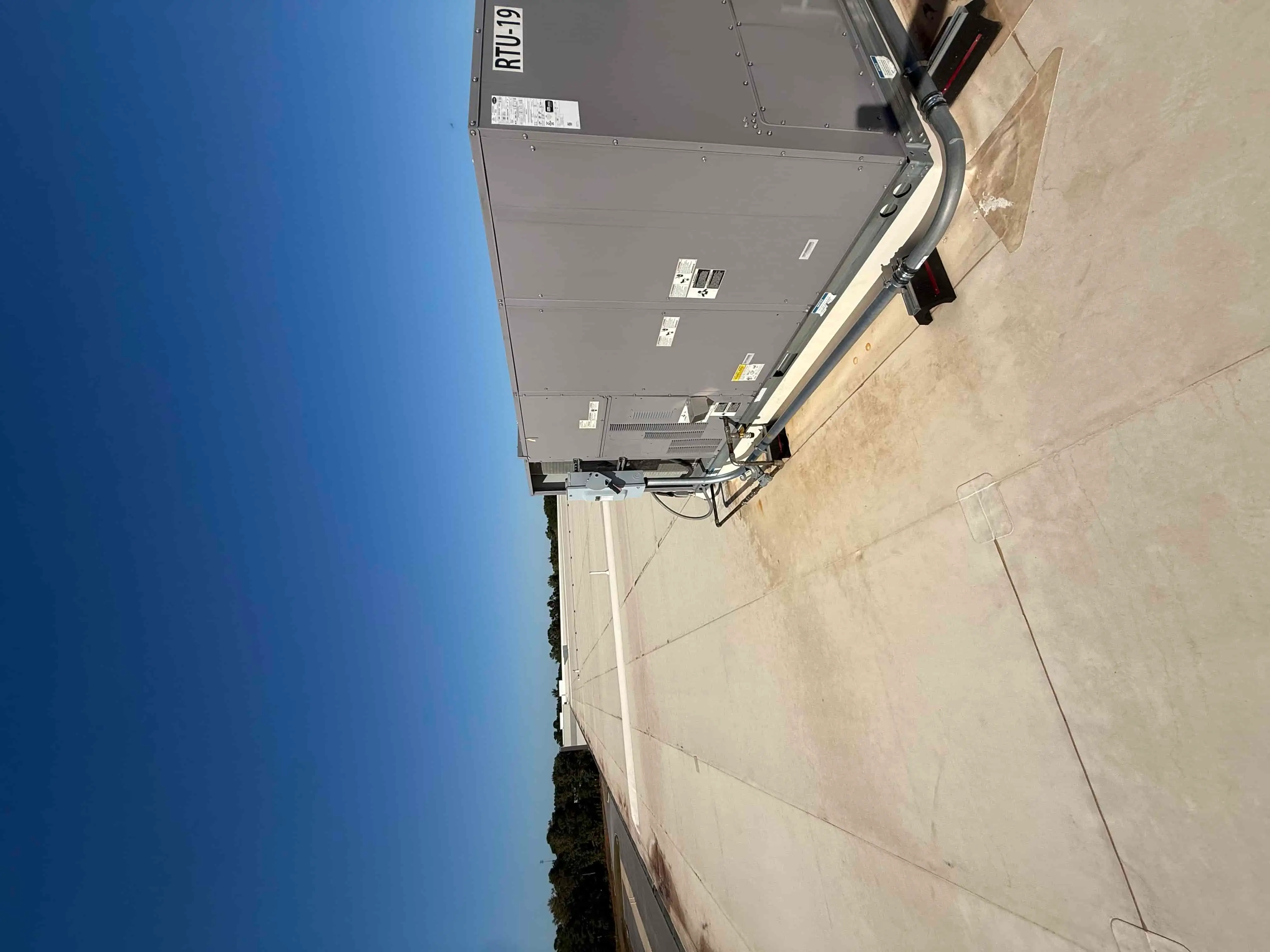 SB6013: RTU-19 – Carrier 48FCFM16A3A5A04040 WeatherMaker Rooftop Unit, 15 Ton, 460 V 3-Phase, Gas/Electric Packaged HVAC System