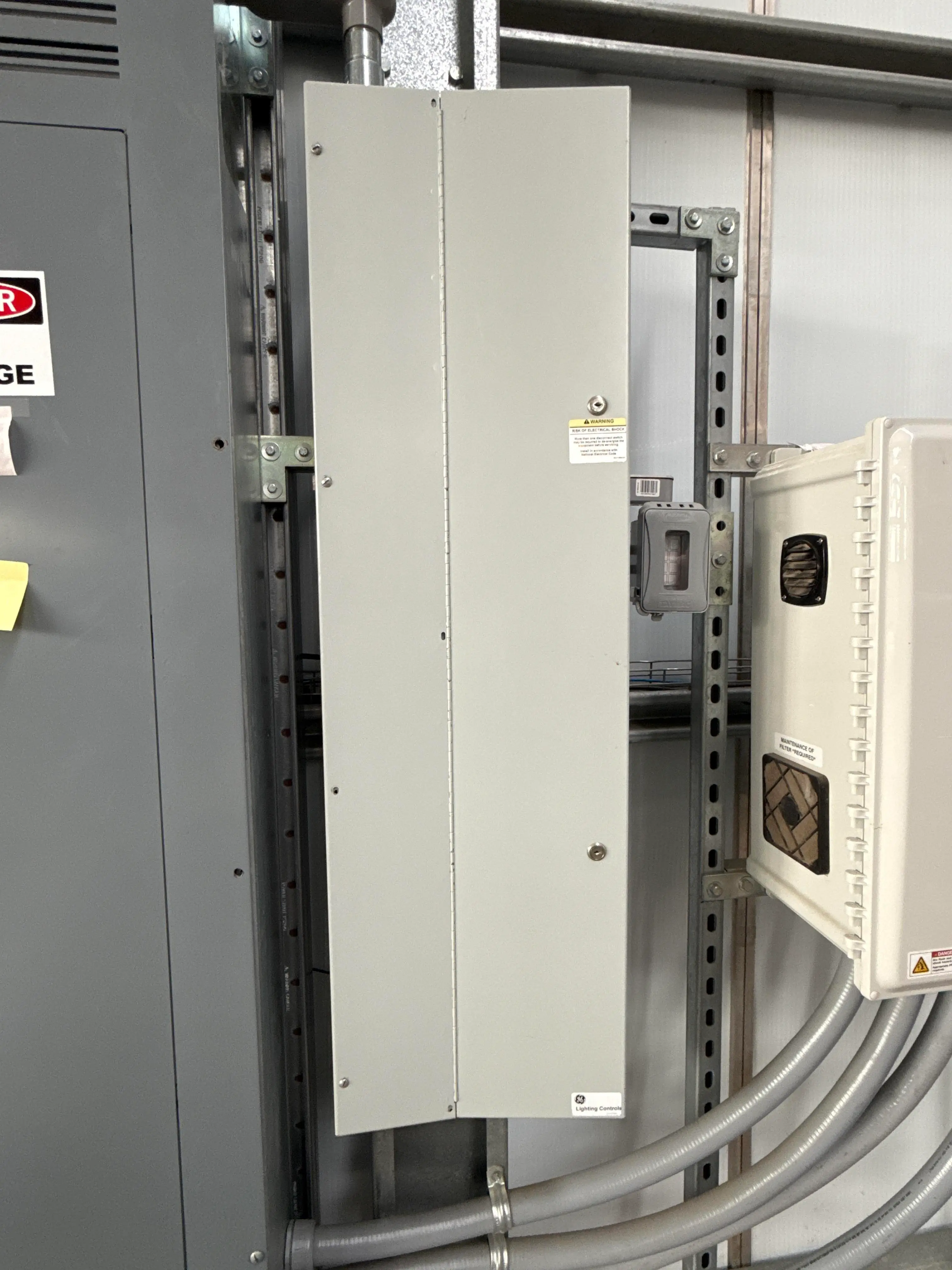 GE CLCNet Lighting Control Panel (36 Relay Capacity, ~20 Installed) w/ Controller