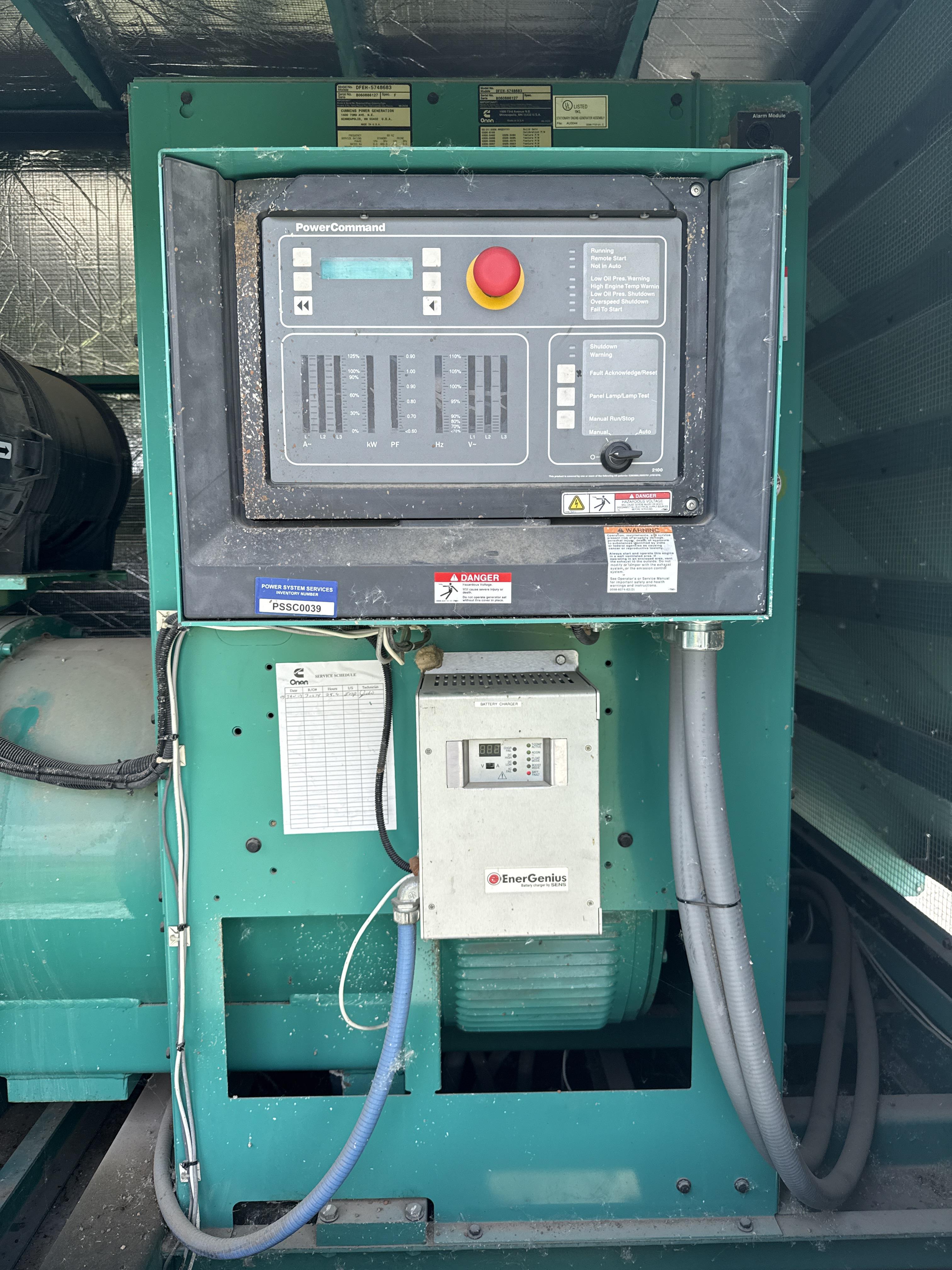 Cummins Onan 400kW Diesel Generator – Enclosed, PowerCommand Controls, Industrial Backup, photo 2