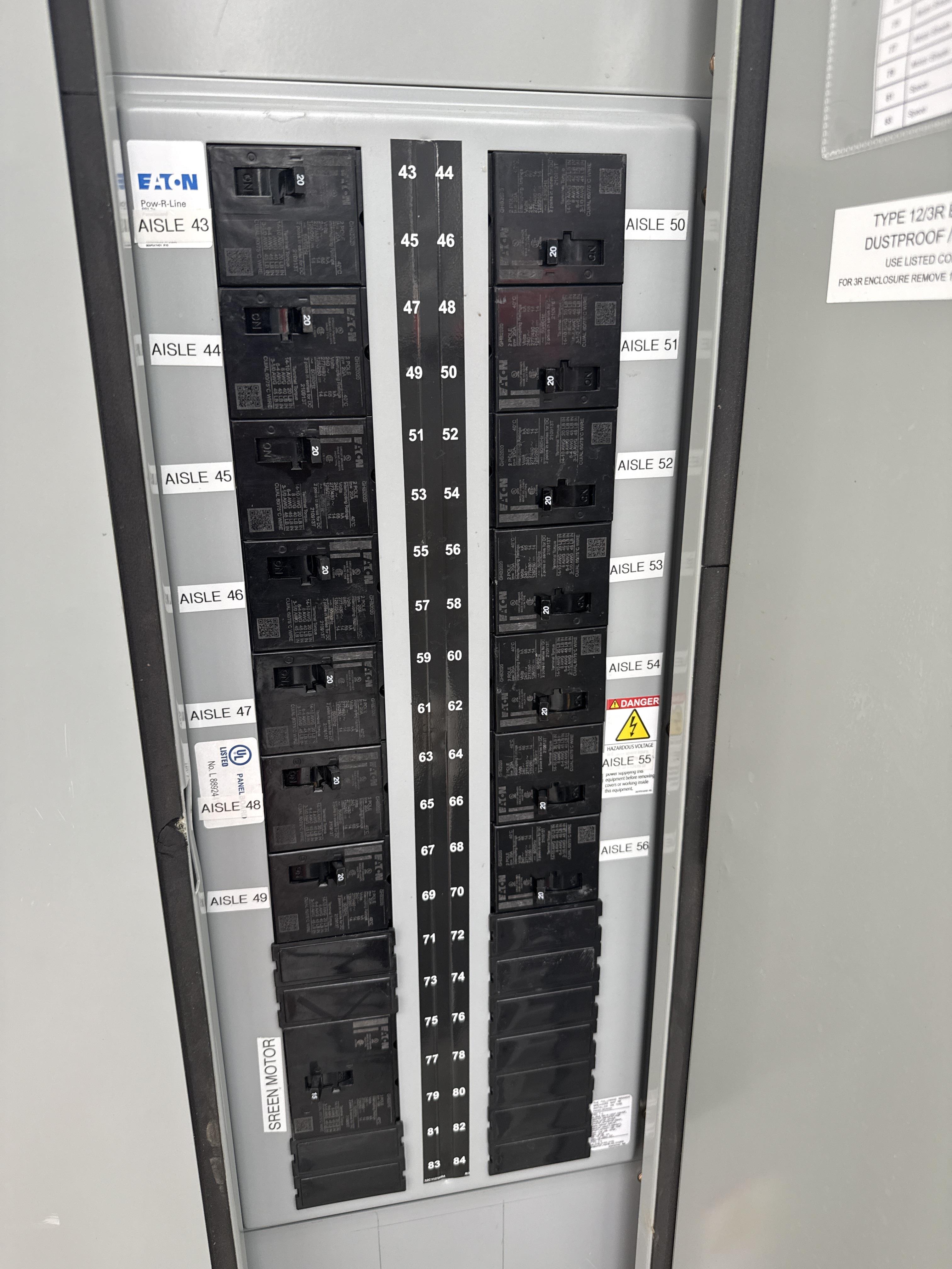 Eaton PRL2A 400A Panelboard 480Y/277V, photo 2