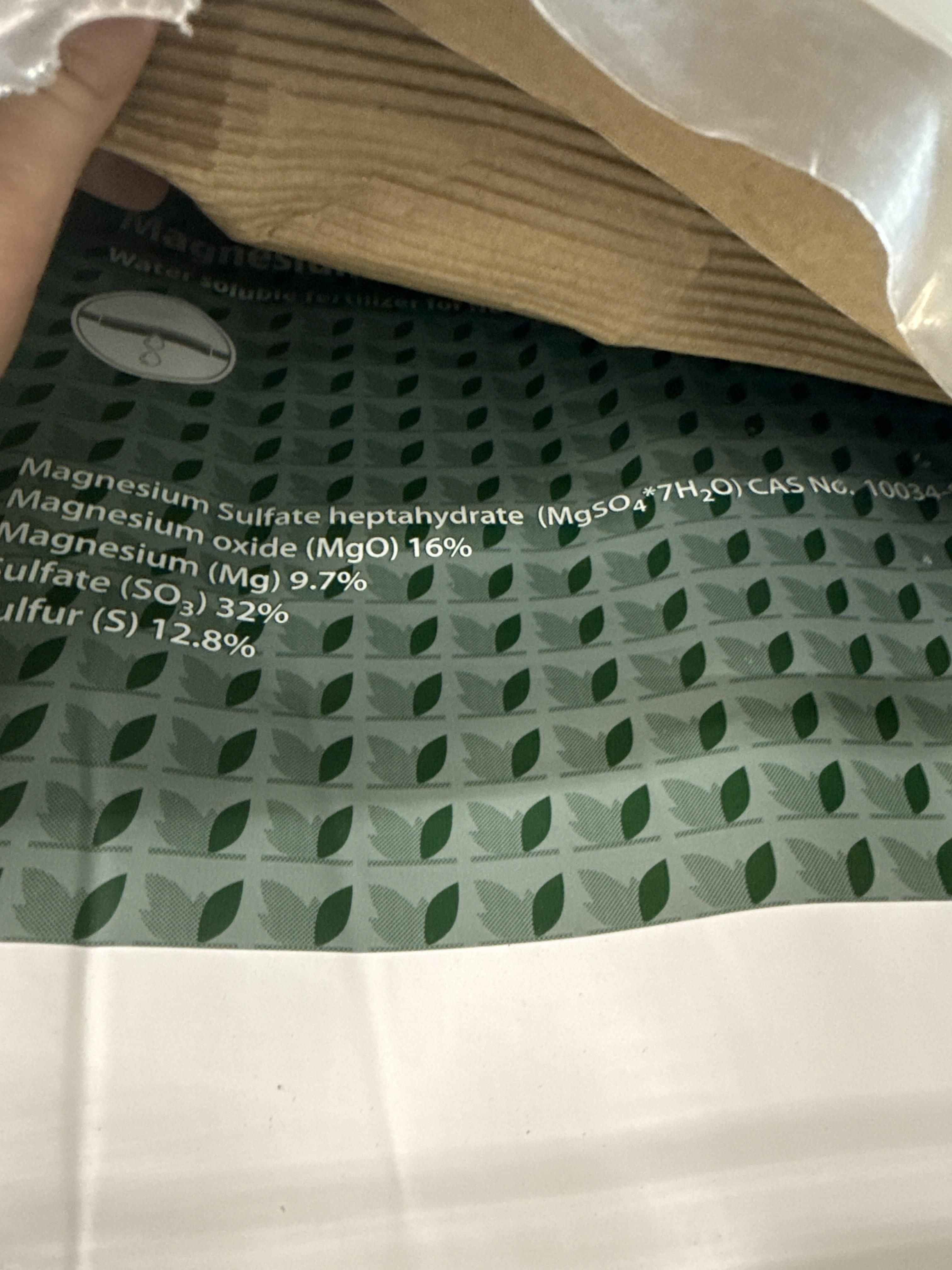Full Pallet of Haifa Magnesium Sulfate Fertilizer – Water Soluble Greenhouse Grade, photo 2
