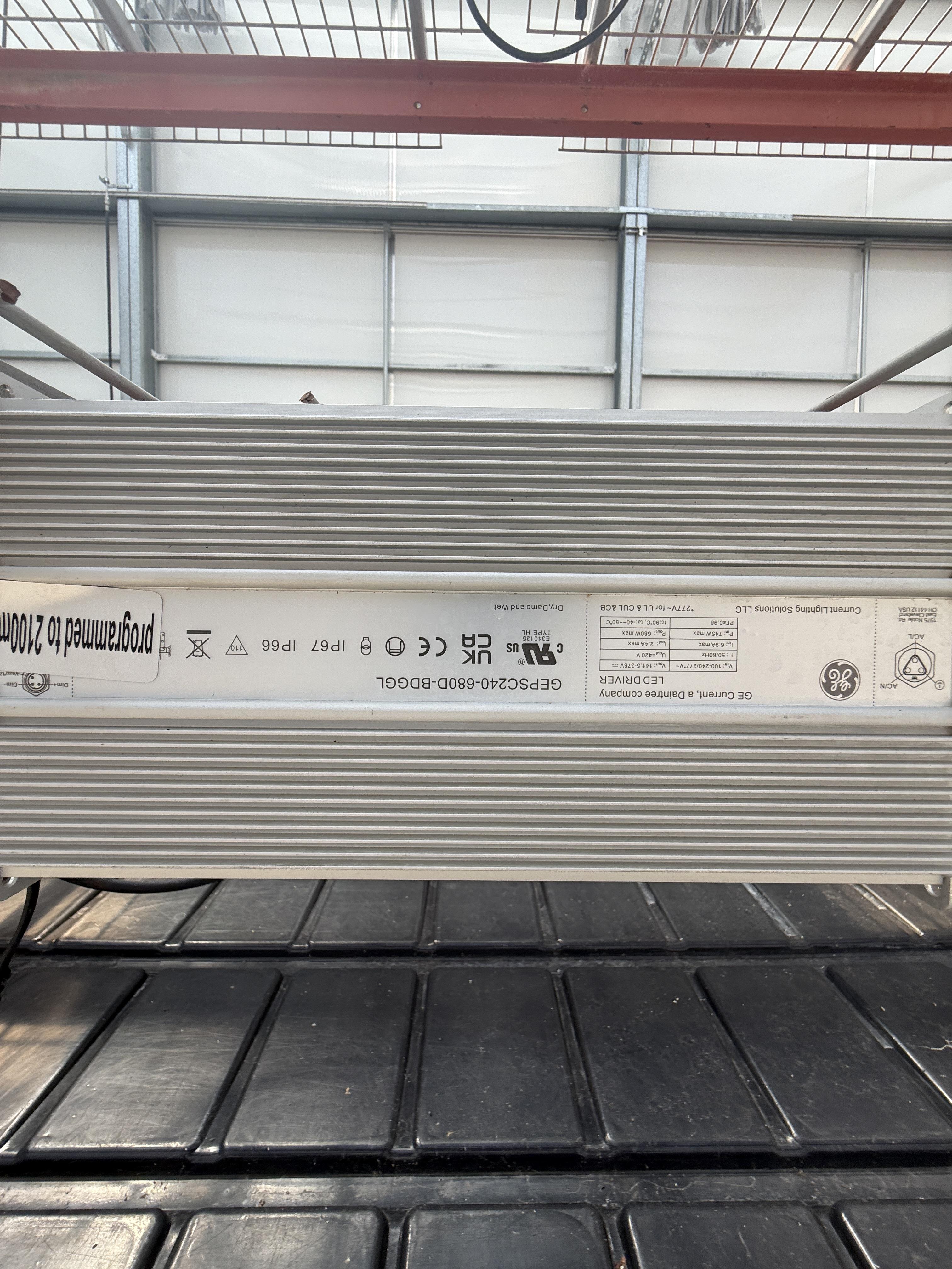Greenhouse Growing System – GE Current LEDs, Flood Tables, Racking (69/88), photo 5