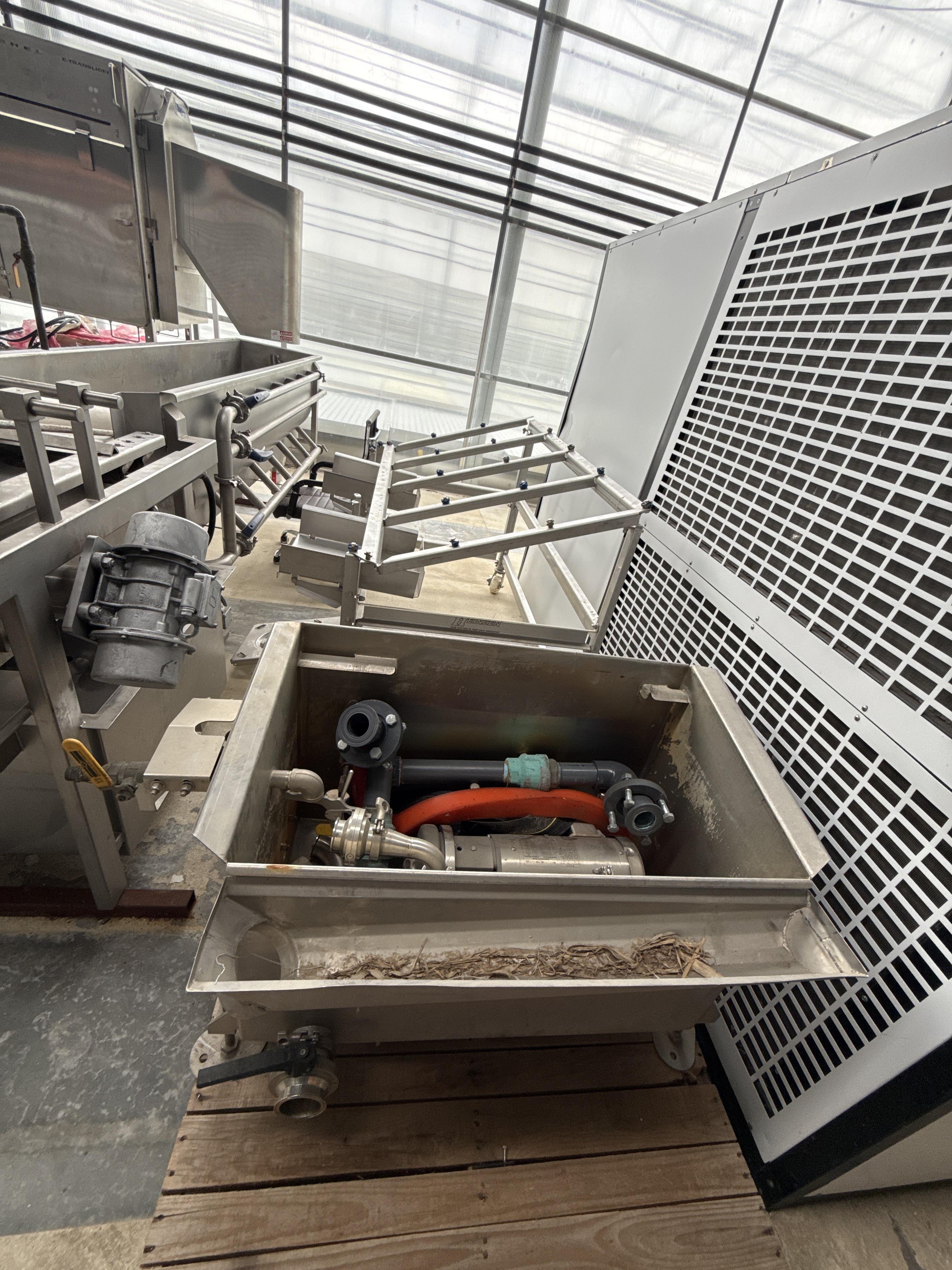 Heinzen stainless steel dipping tank system with pump, controls, and wash tank, 2018 unit., photo 2