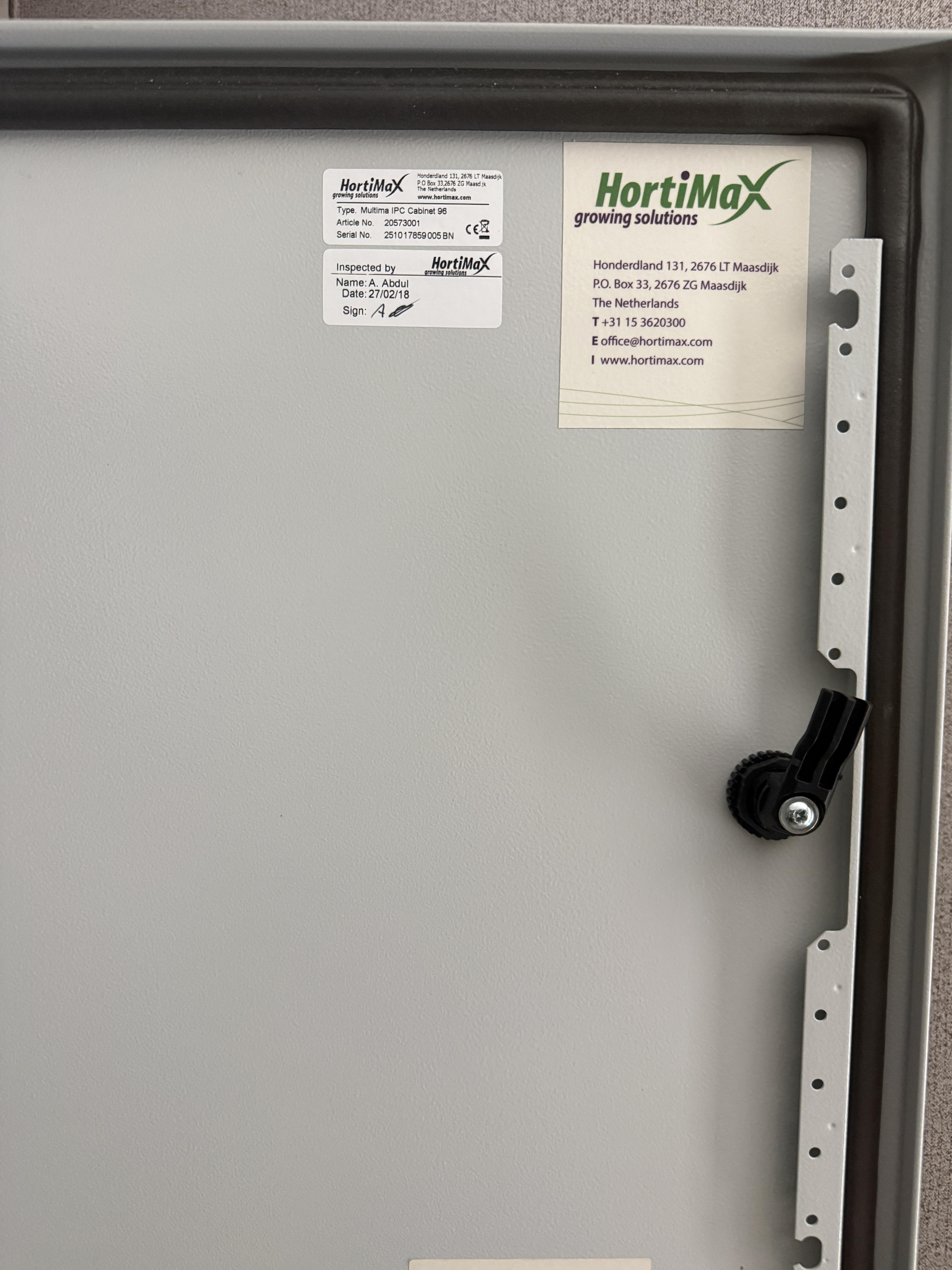 HortiMaX MultiMa IPC Cabinet 96 Greenhouse Climate & Irrigation Control System Panel, photo 2