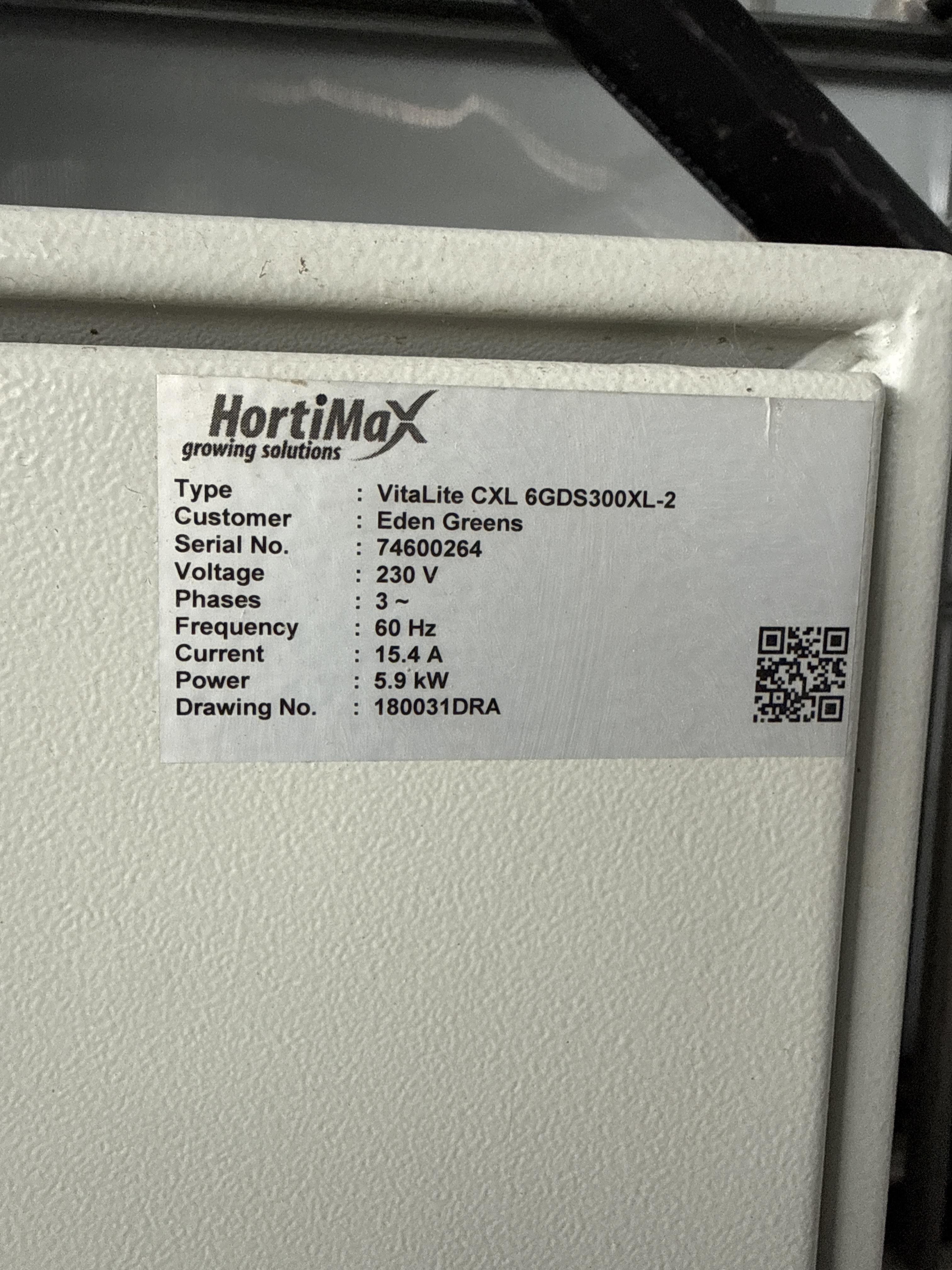 HortiMaX VitaLite CXL UV Disinfection System 6 Lamp 230V w/ Reactor Skid, photo 4