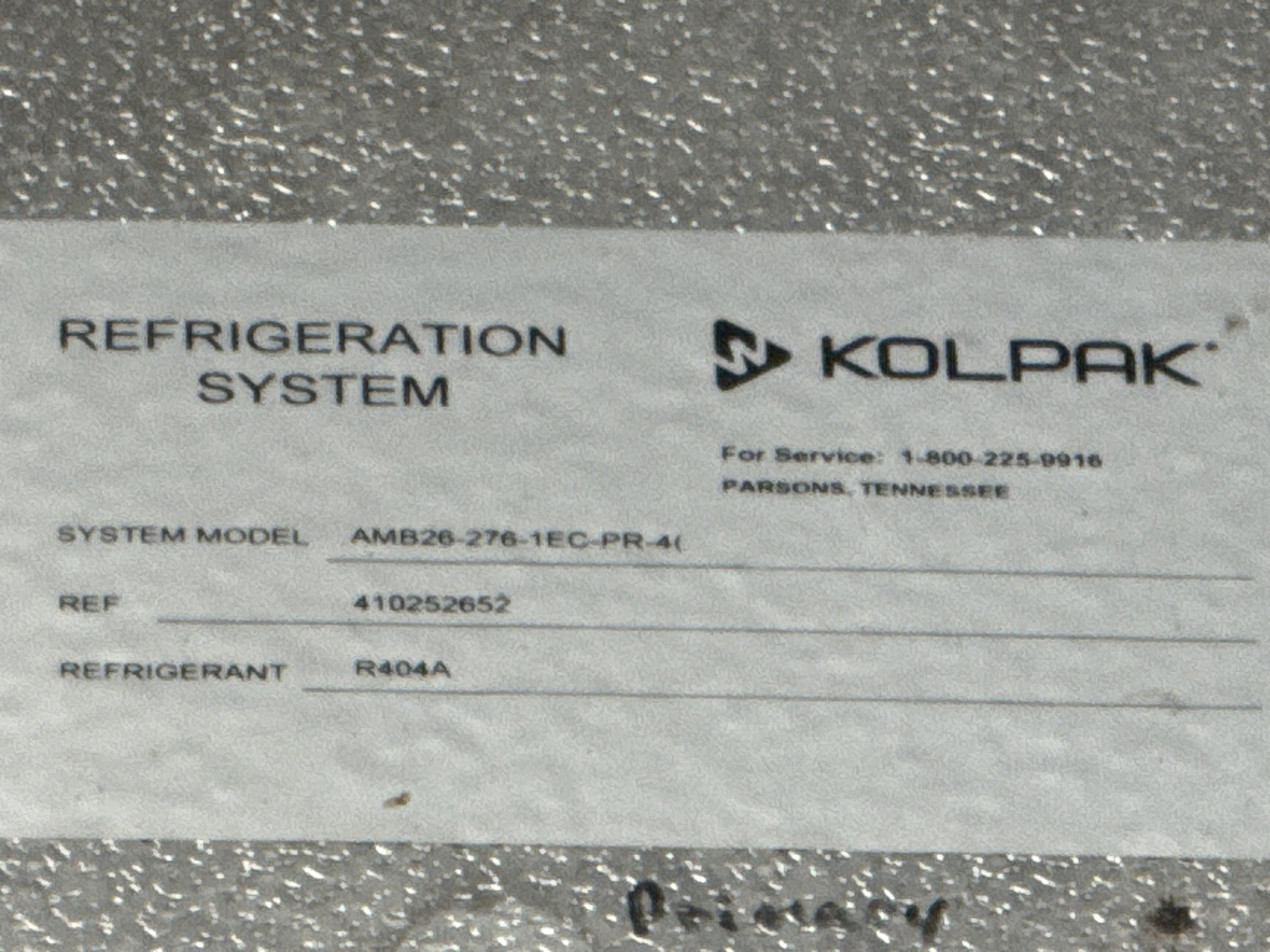 Kolpak Walk In Cooler Refrigeration Package 460V 3PH Condenser and Dual Fan Evaporator, photo 3