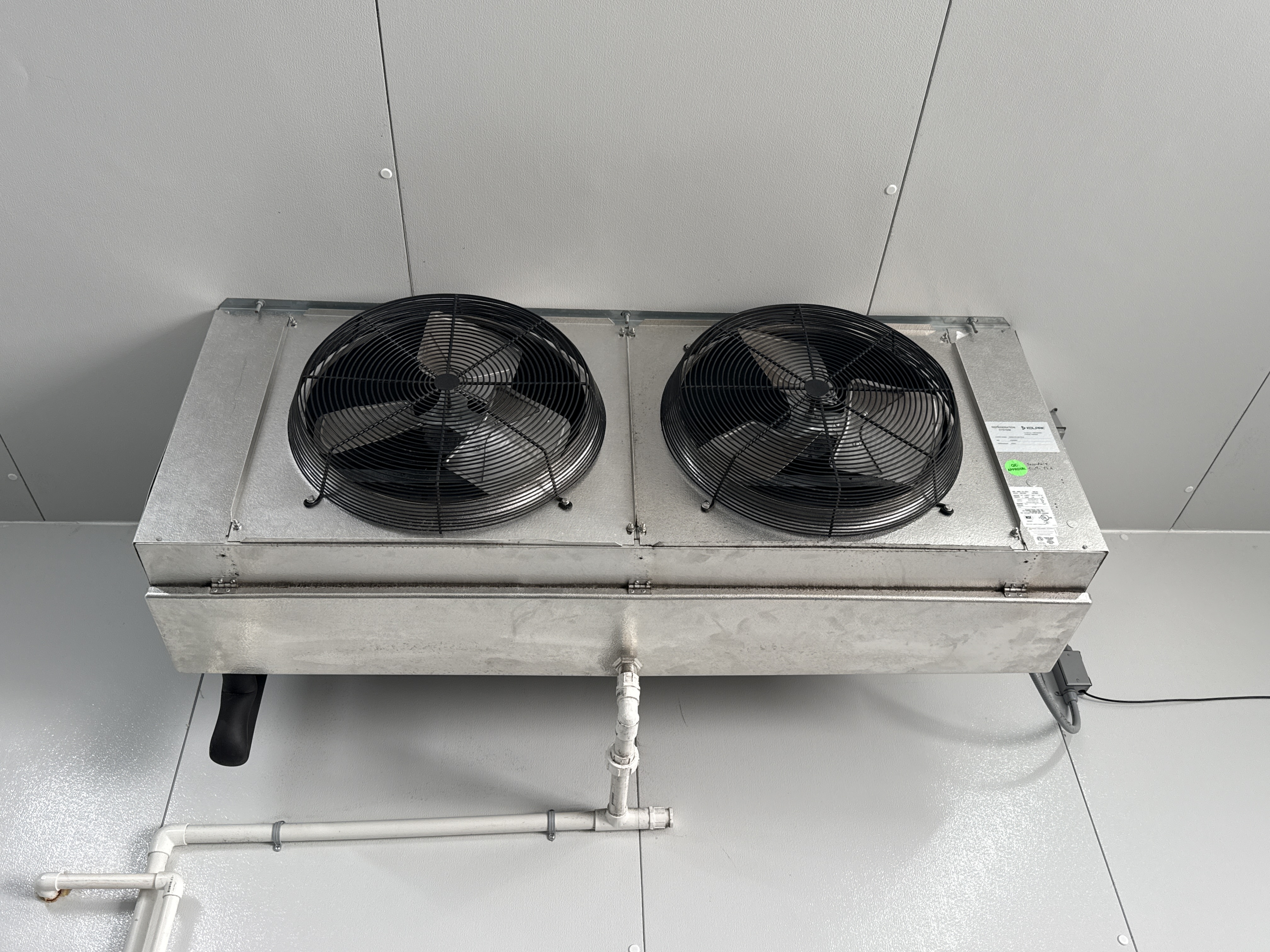 Kolpak Walk In Cooler Refrigeration Package 460V 3PH Condenser and Dual Fan Evaporator, photo 8