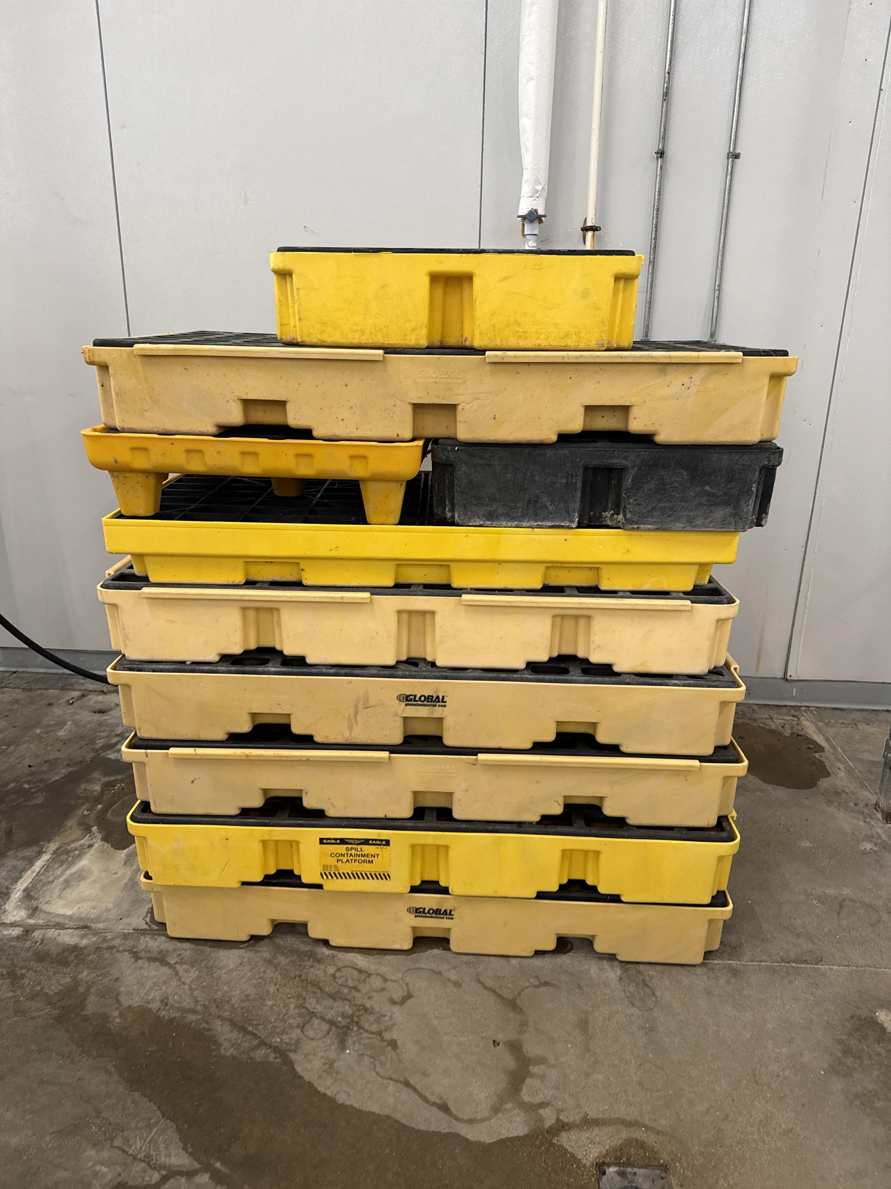 Containment Objects Lot of Spill Containment Platforms and Drum Spill Deck Pallets | (USED ...