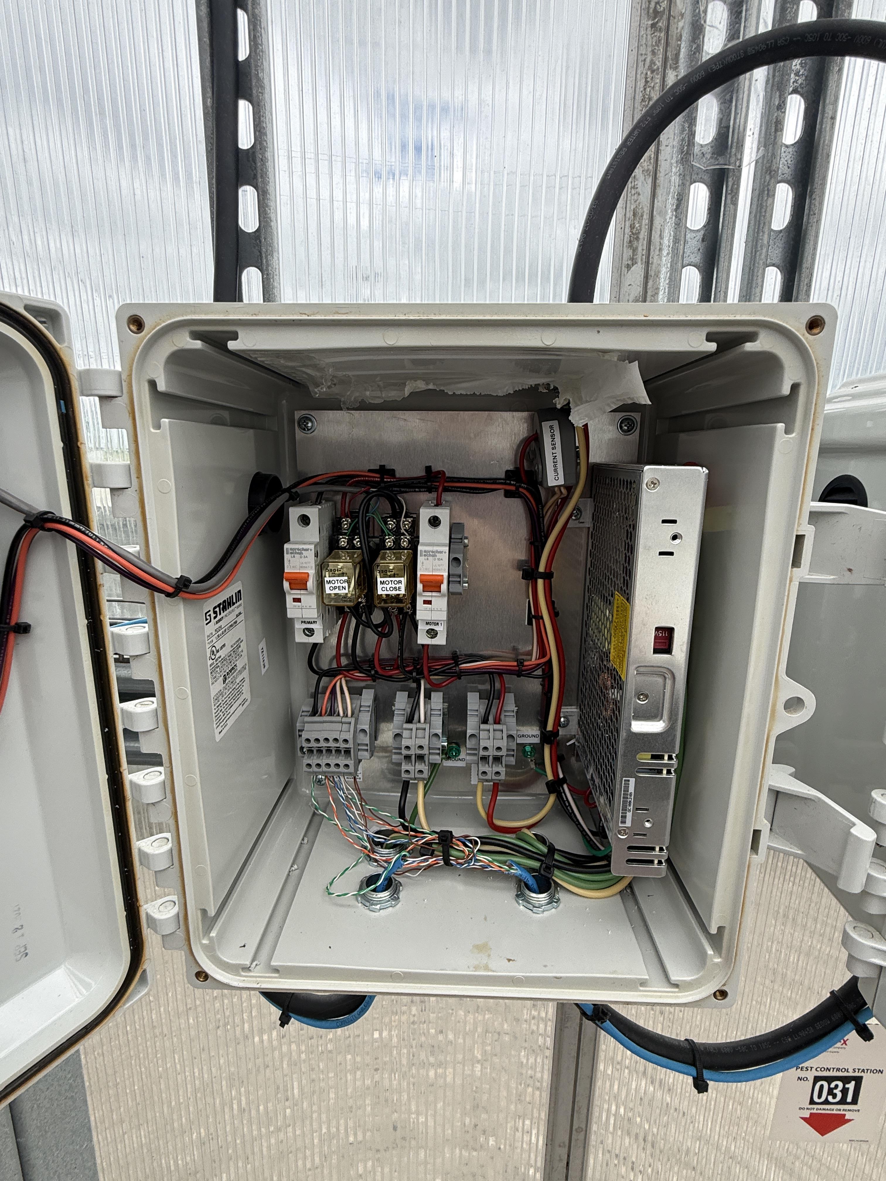 Micro Grow Greenhouse Control Panels Lot Motorized Curtain & Vent Control System, photo 2