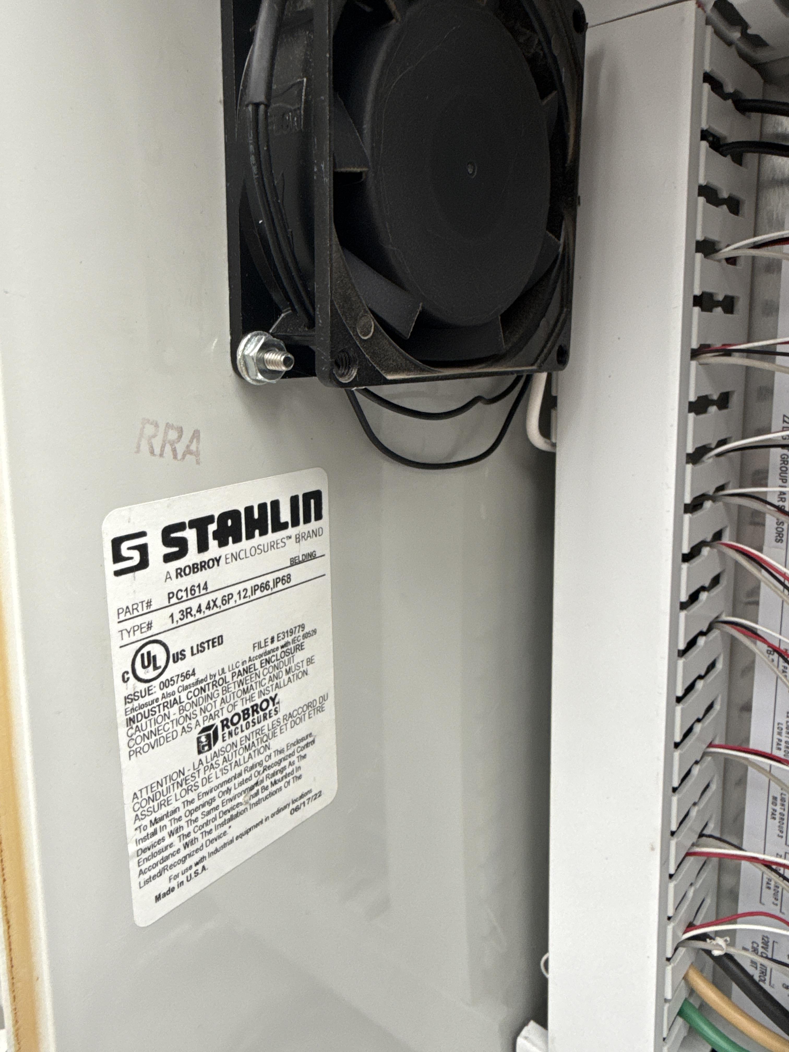 Micro Grow PAR Input Cabinet with Hoogendoorn Controller and Stahlin PC1614 Enclosure, photo 4
