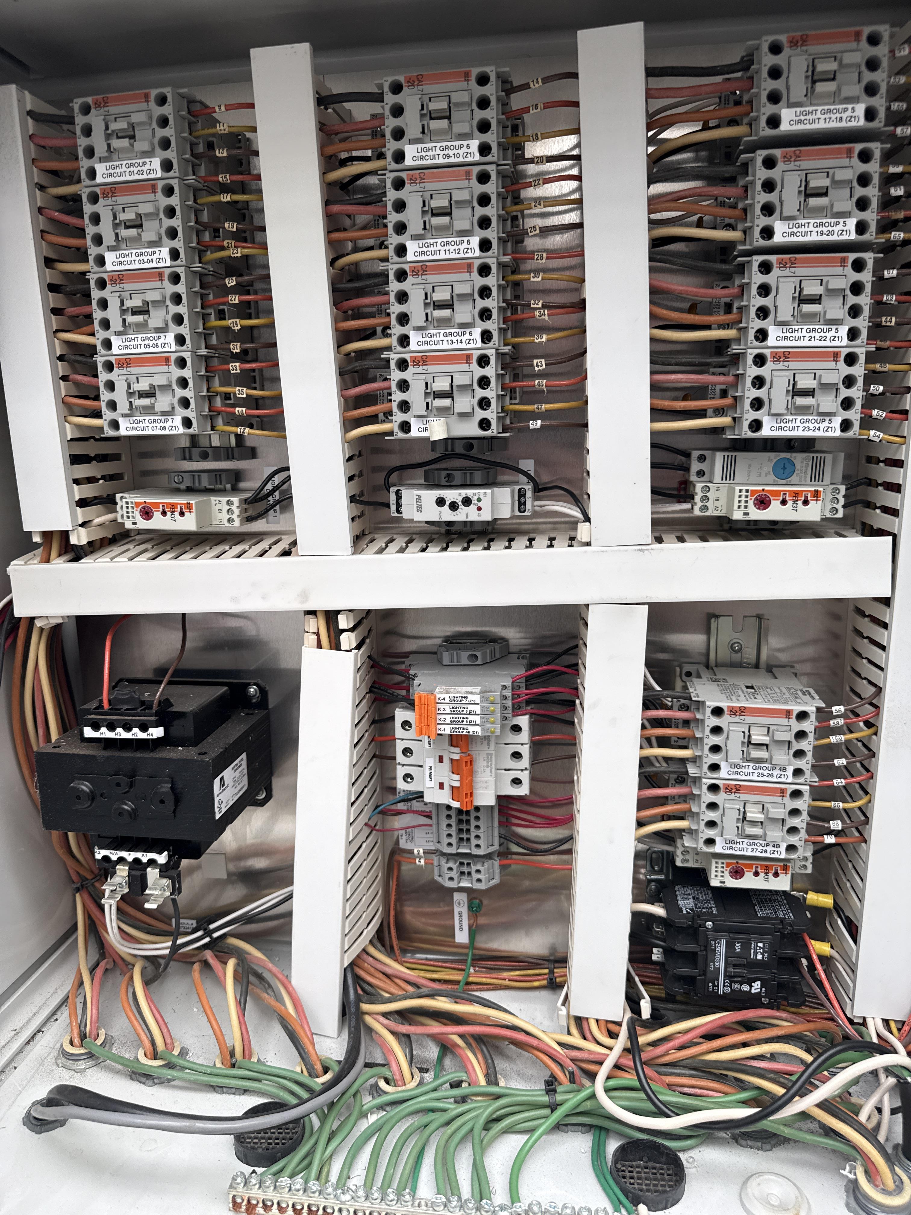 Micro Grow Z1 Lighting Cabinet 02 480V 3 Phase Greenhouse Contactor Panel, photo 3