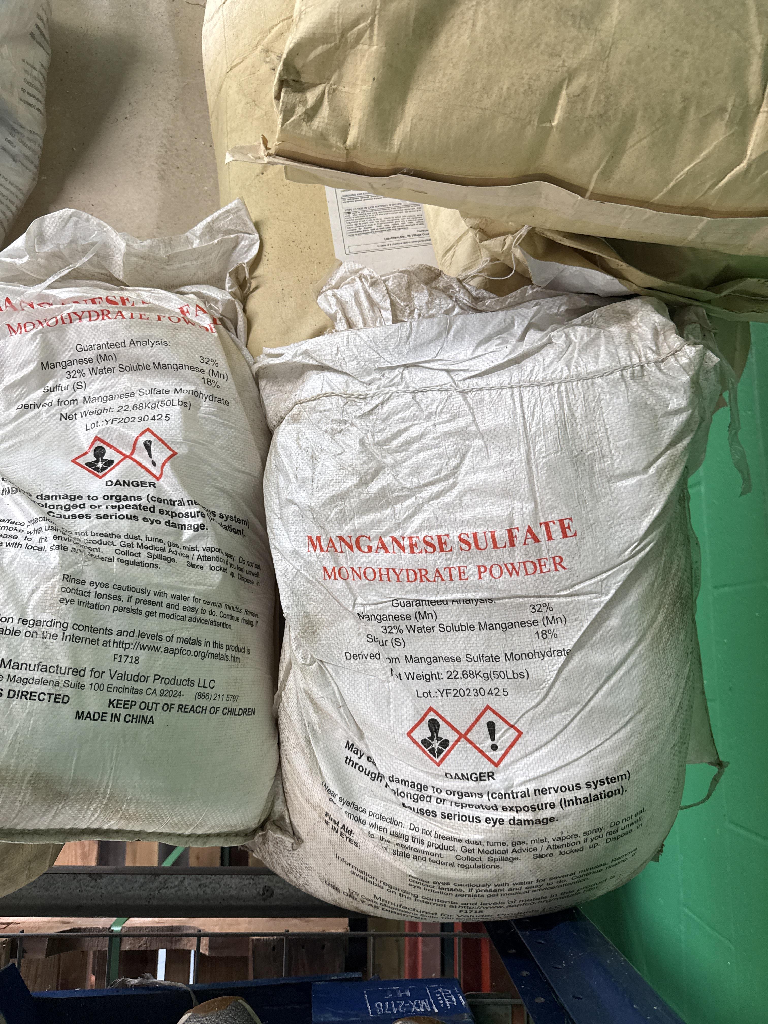 Mixed Fertilizer Lot with LidoQuest Fe 6% EDDHA and Manganese Sulfate, photo 2