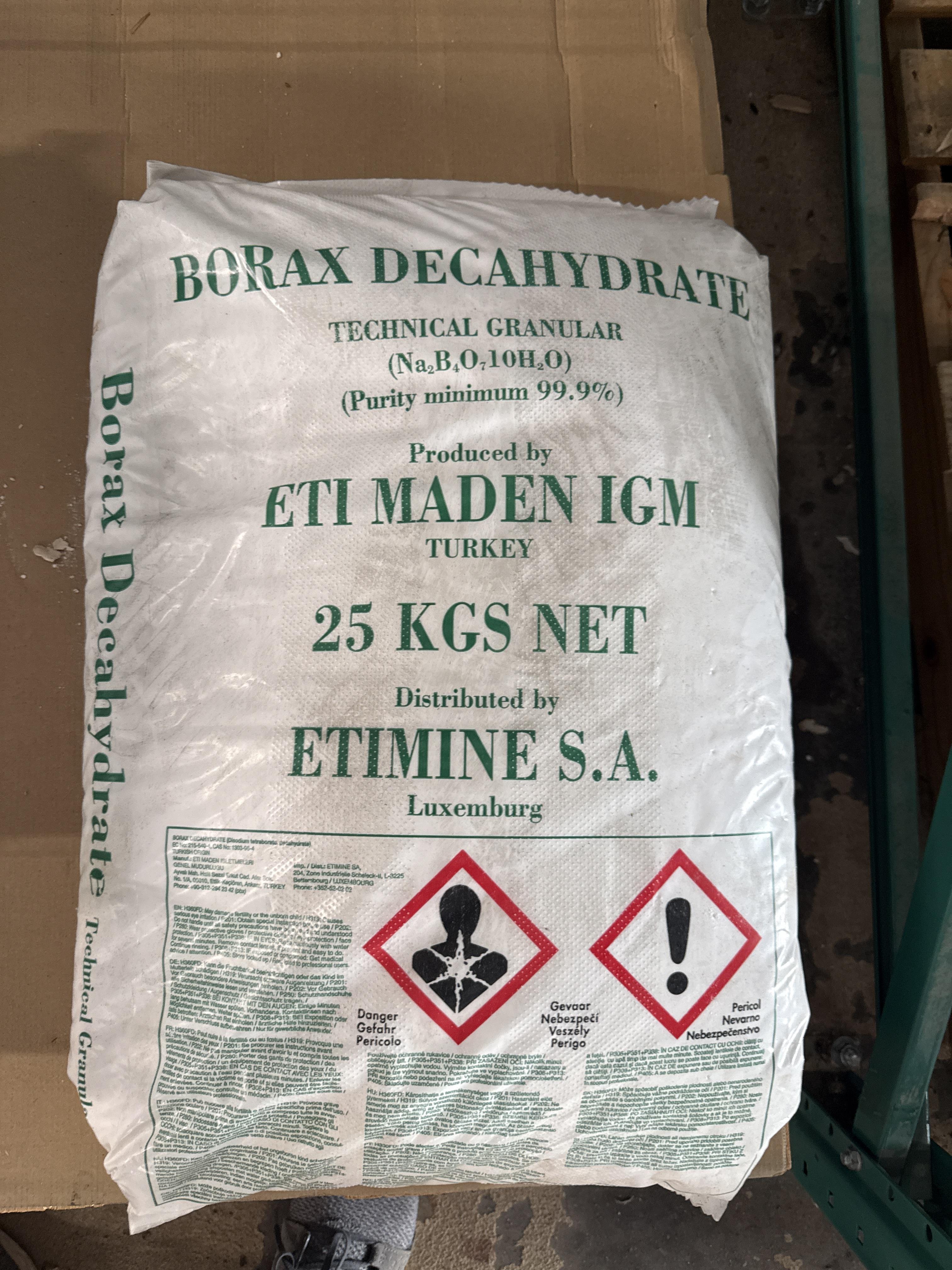 Mixed Pallet of Agricultural Chemicals Including Borax Decahydrate and Manganese Sulfate, photo 2