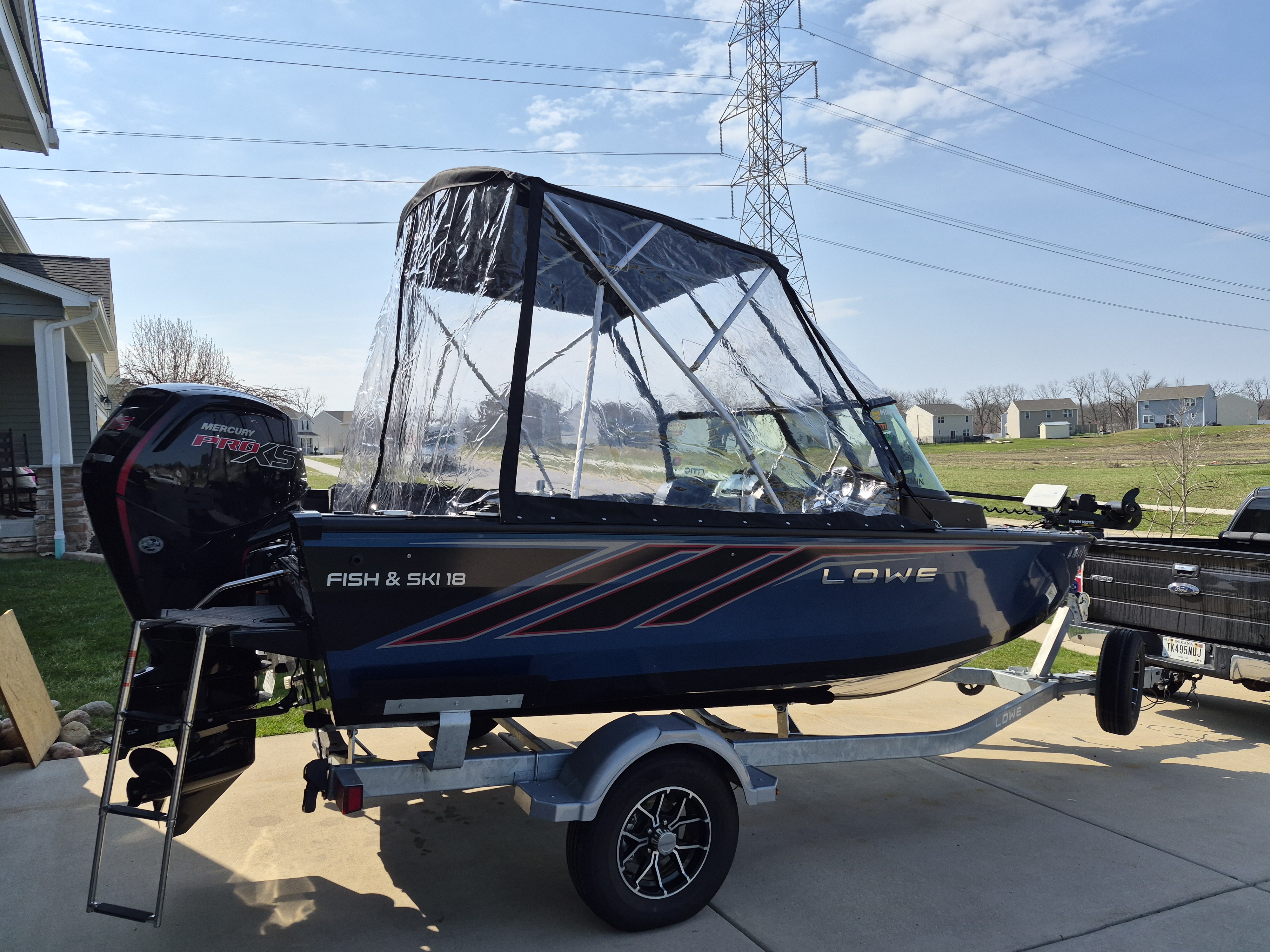 2024 Lowe Fish & Ski 1800 w/ Mercury 115 Pro XS, Minn Kota Trolling Motor & Trailer | Used – Excellent | Chesterton, IN, photo 3