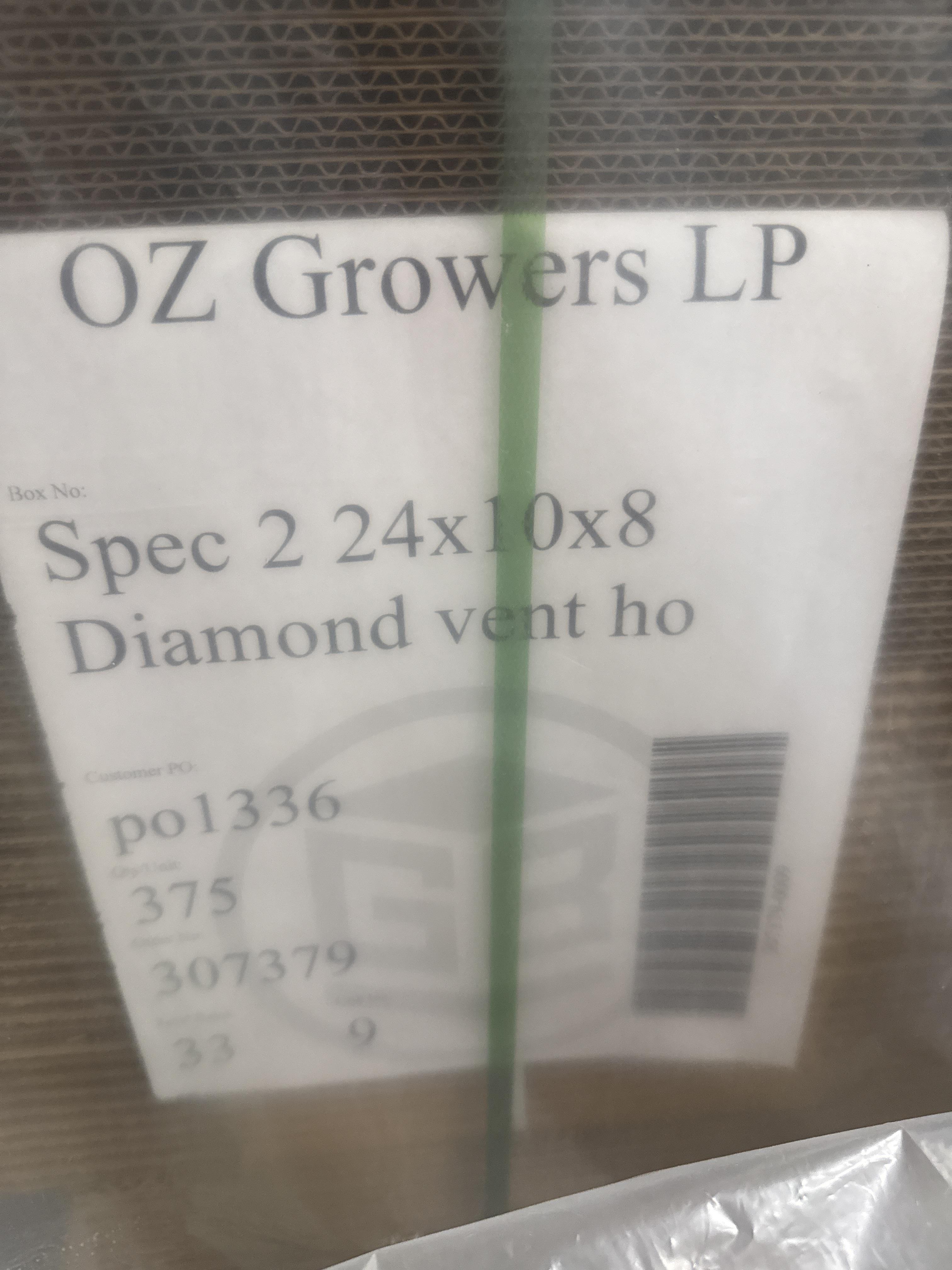 OZ Growers LP Corrugated Vented Produce Boxes – Approx. 560 Units, photo 2