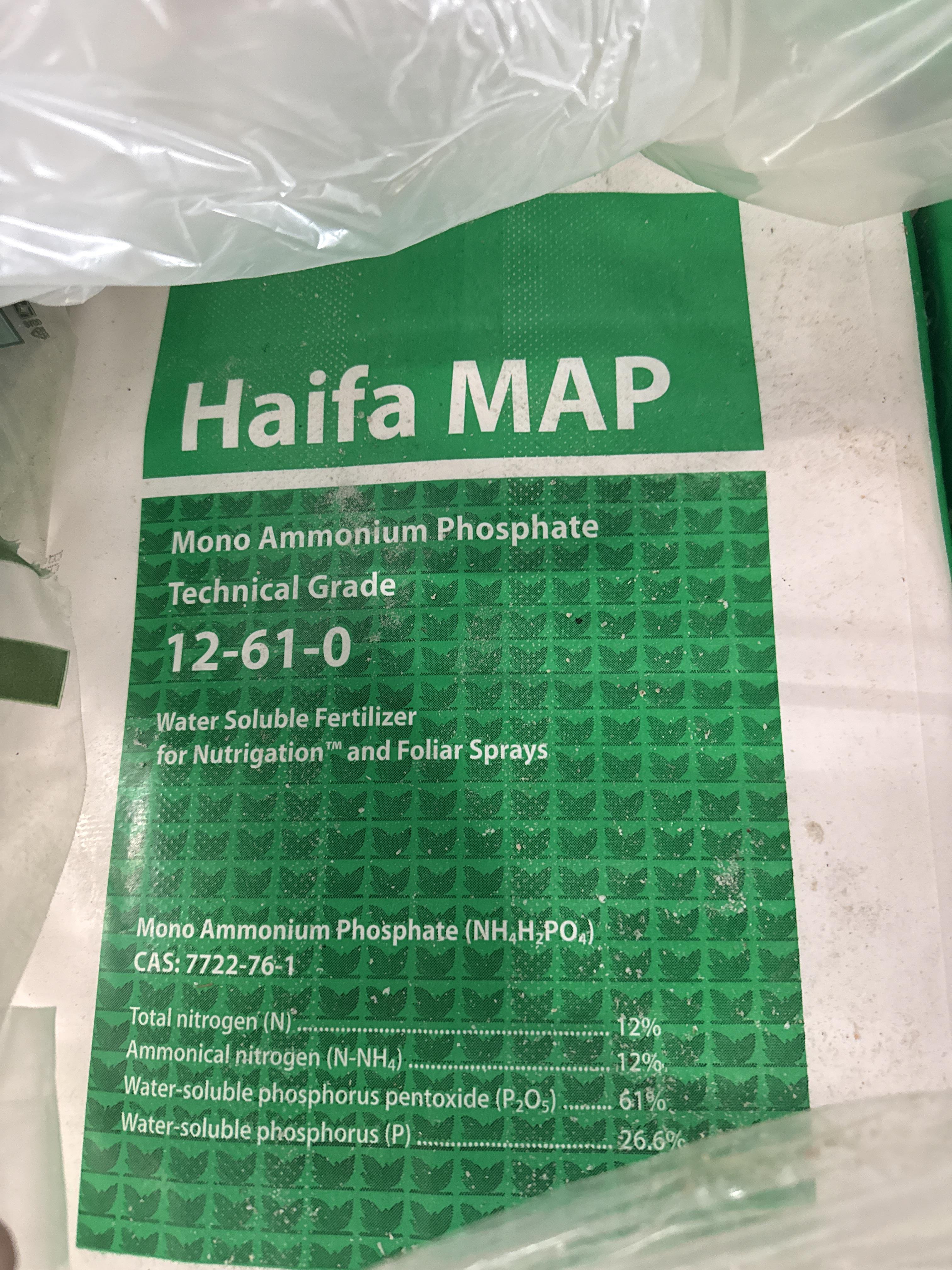 Partial Pallet of Haifa MAP 12-61-0 Mono Ammonium Phosphate Fertilizer – Approx. 18 Bags, photo 2