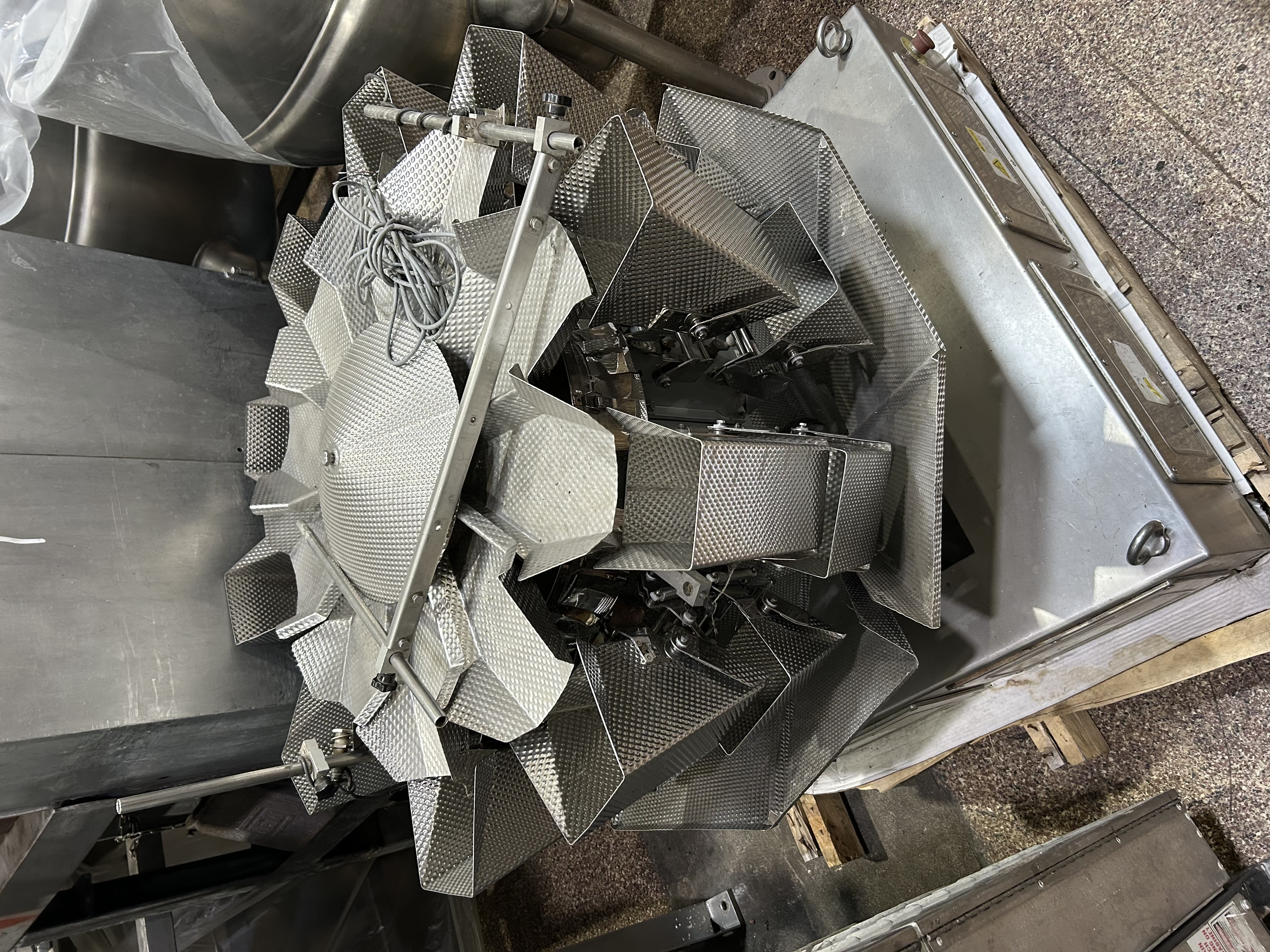 Hayssen VFFS Vertical Bagger — A-B SLC 5/03 PLC, PanelView Plus 600 HMI, Markem SmartDate X40 Coder