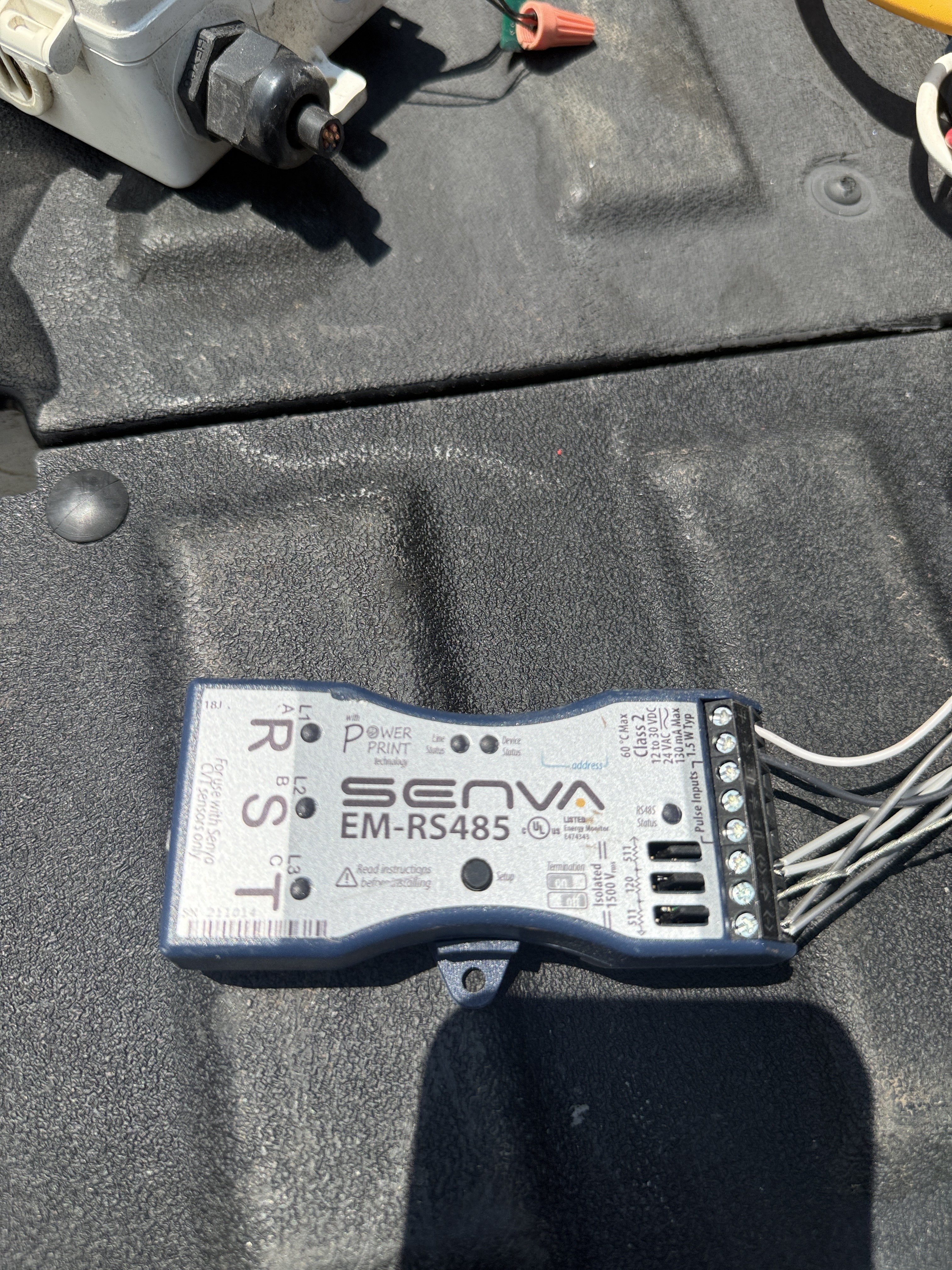 Senva EM-RS485 Protocol Energy Meter — Lot of 2