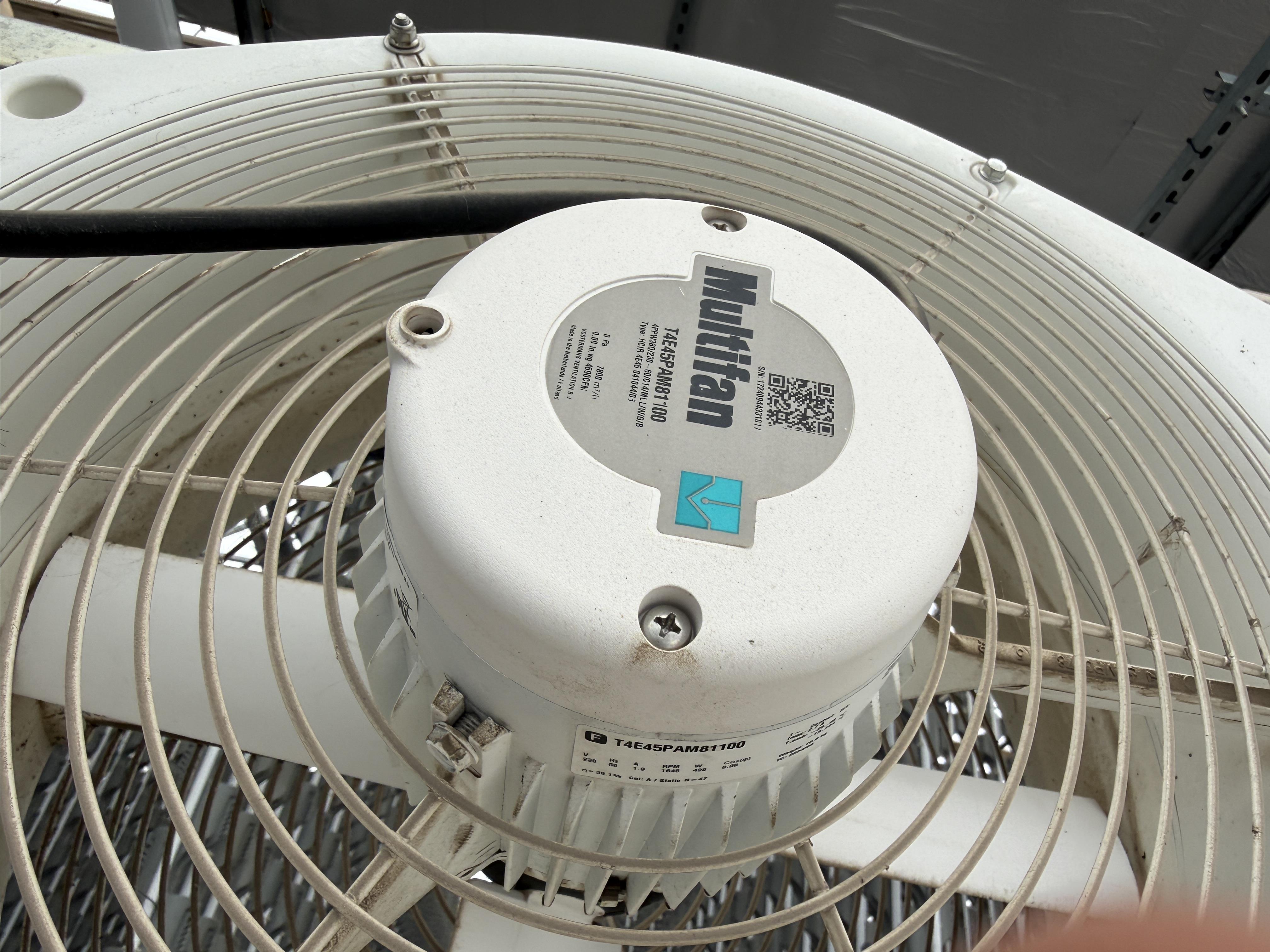 Qty 43 Multifan 18 in Greenhouse Circulation Fans, North Section Greenhouse 2, photo 2