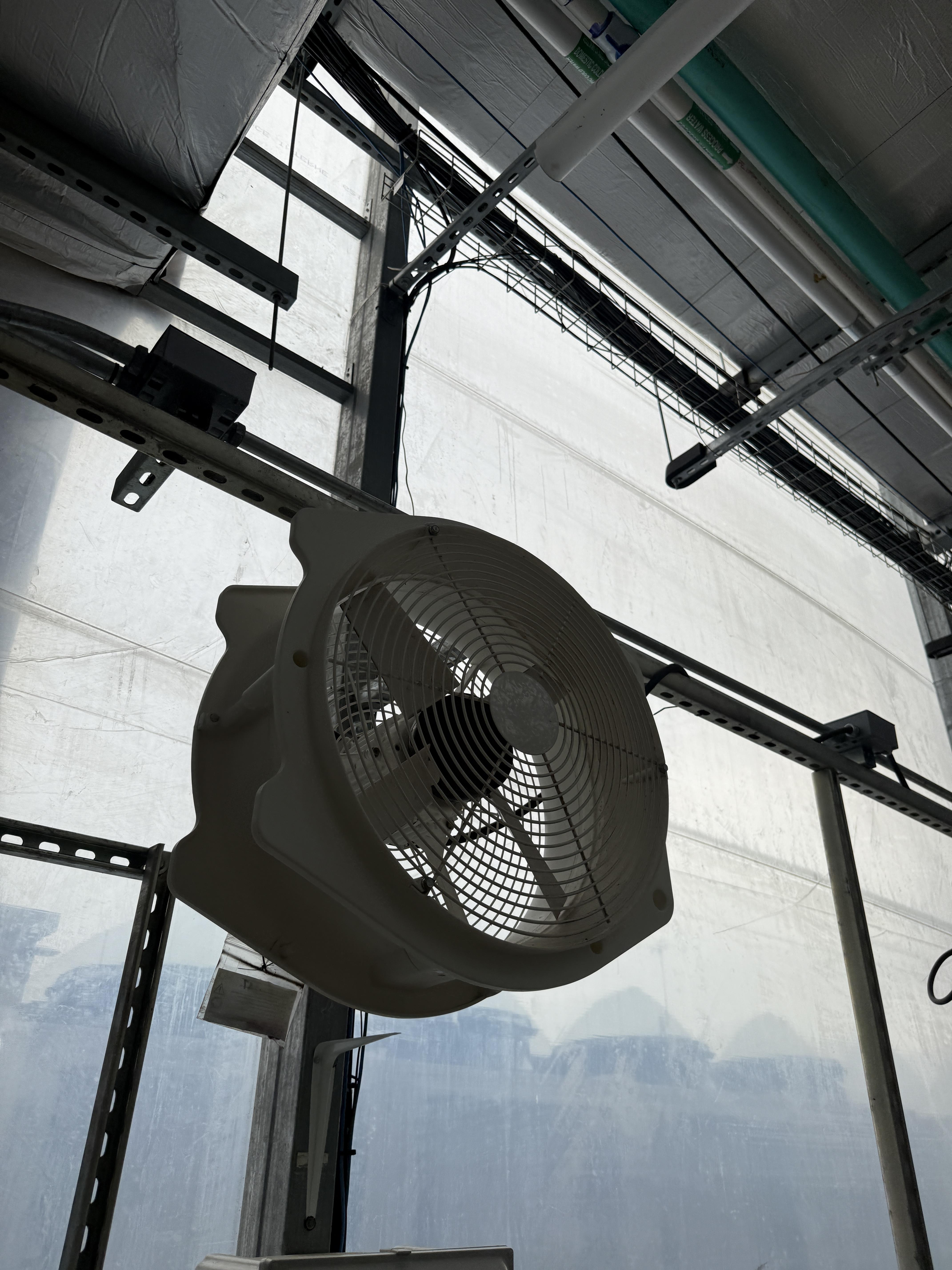 Qty 43 Multifan 18 in Greenhouse Circulation Fans, North Section Greenhouse 2, photo 3