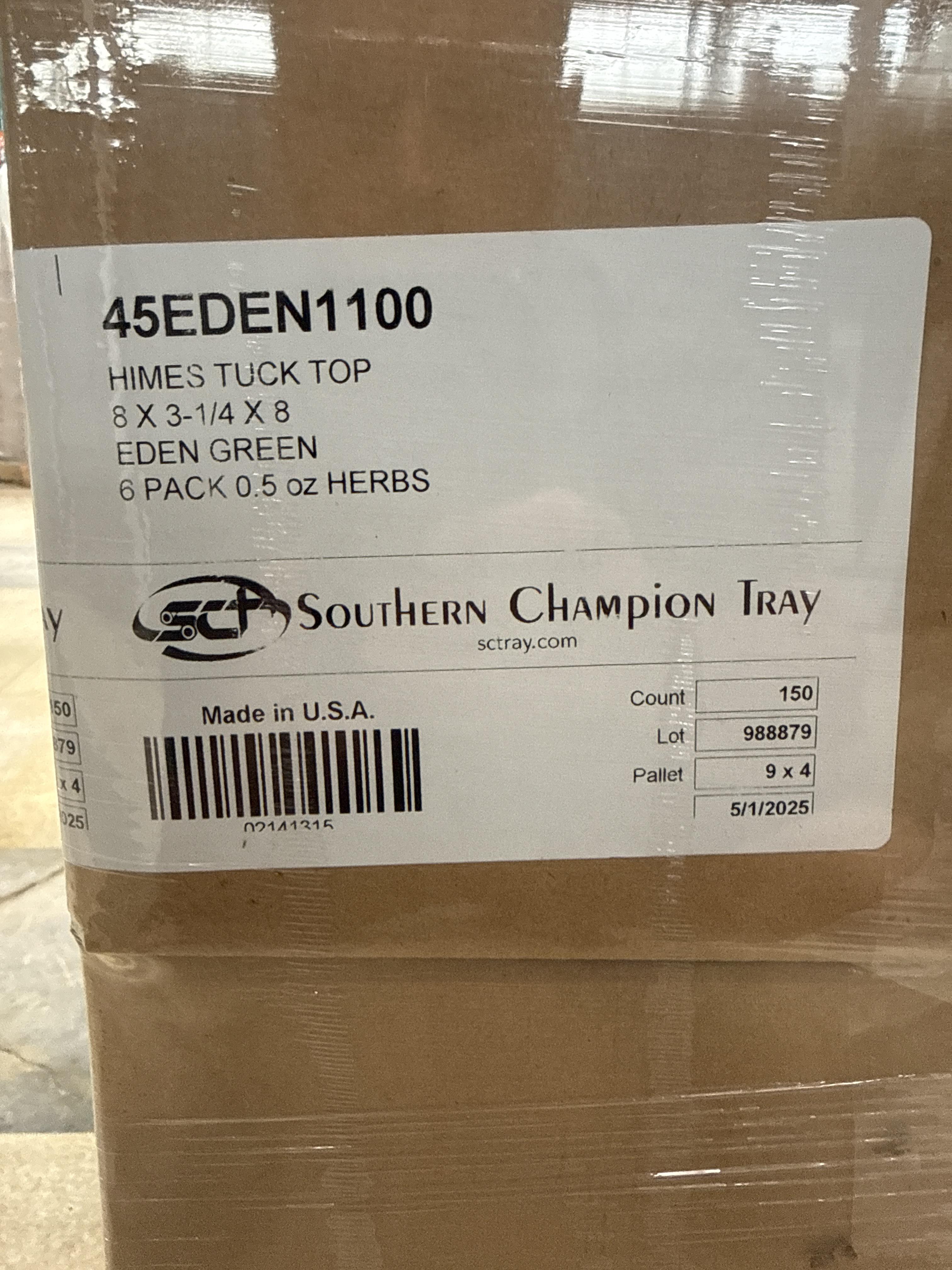 Southern Champion Tuck Top Boxes 8x3.25x8 – 8 Pallets ~45,600 Units, photo 2