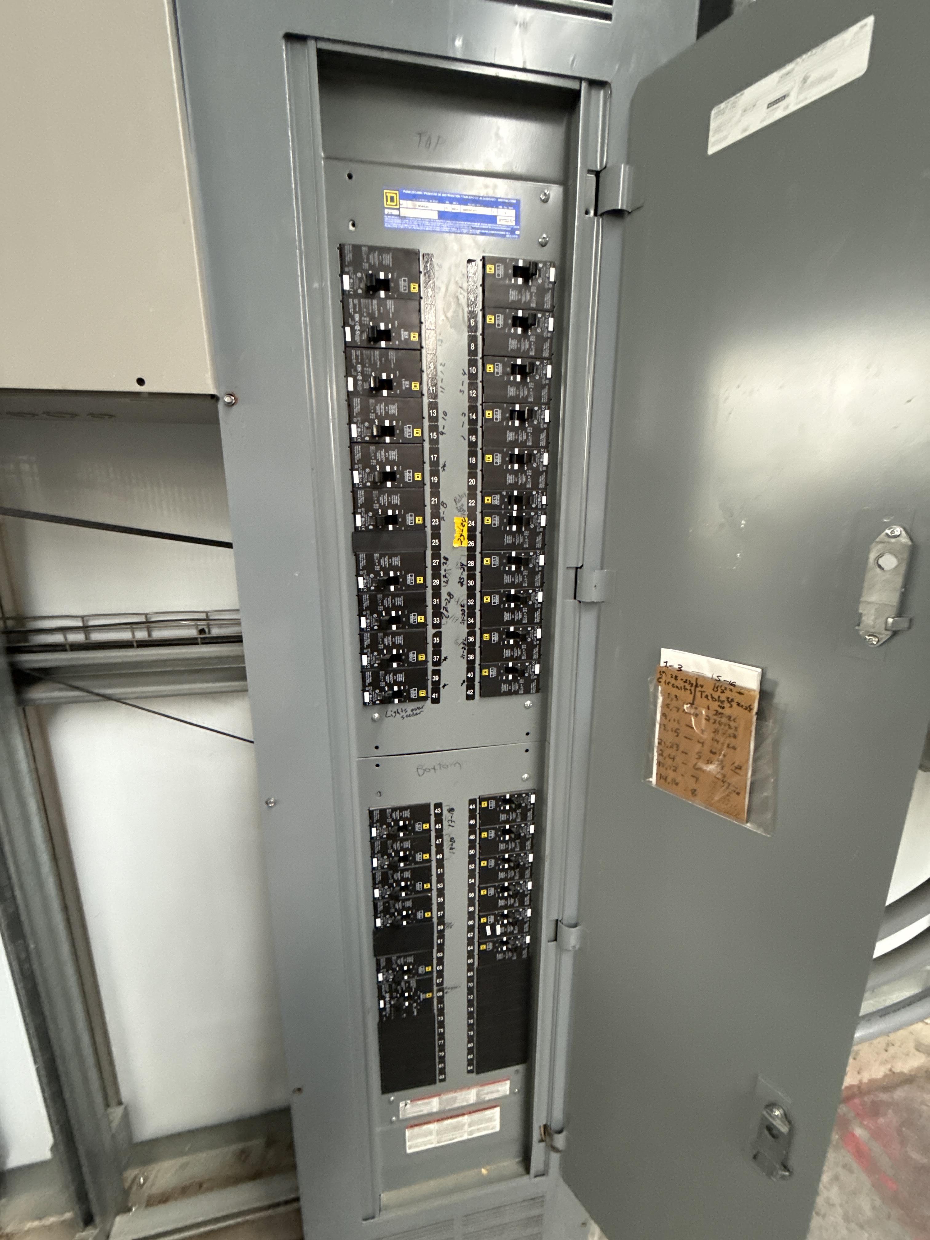 Square D 600A 480Y/277V 3Ø Panelboard NF484L6C – Distribution Panel, photo 3