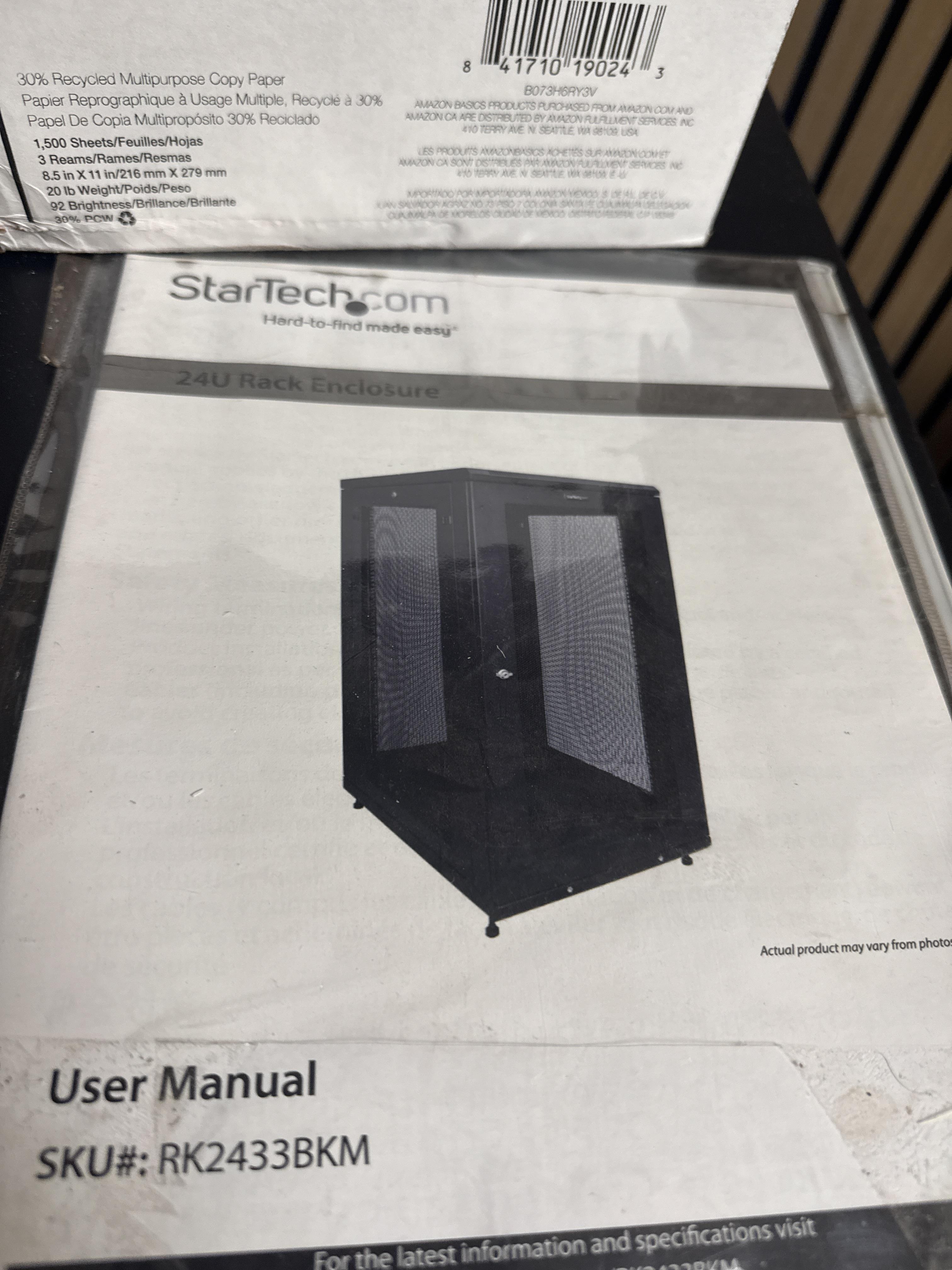 StarTech 24U Rack with Dell EMC R250, UniFi USW Pro, UPS, NAS & Network Gear, photo 2