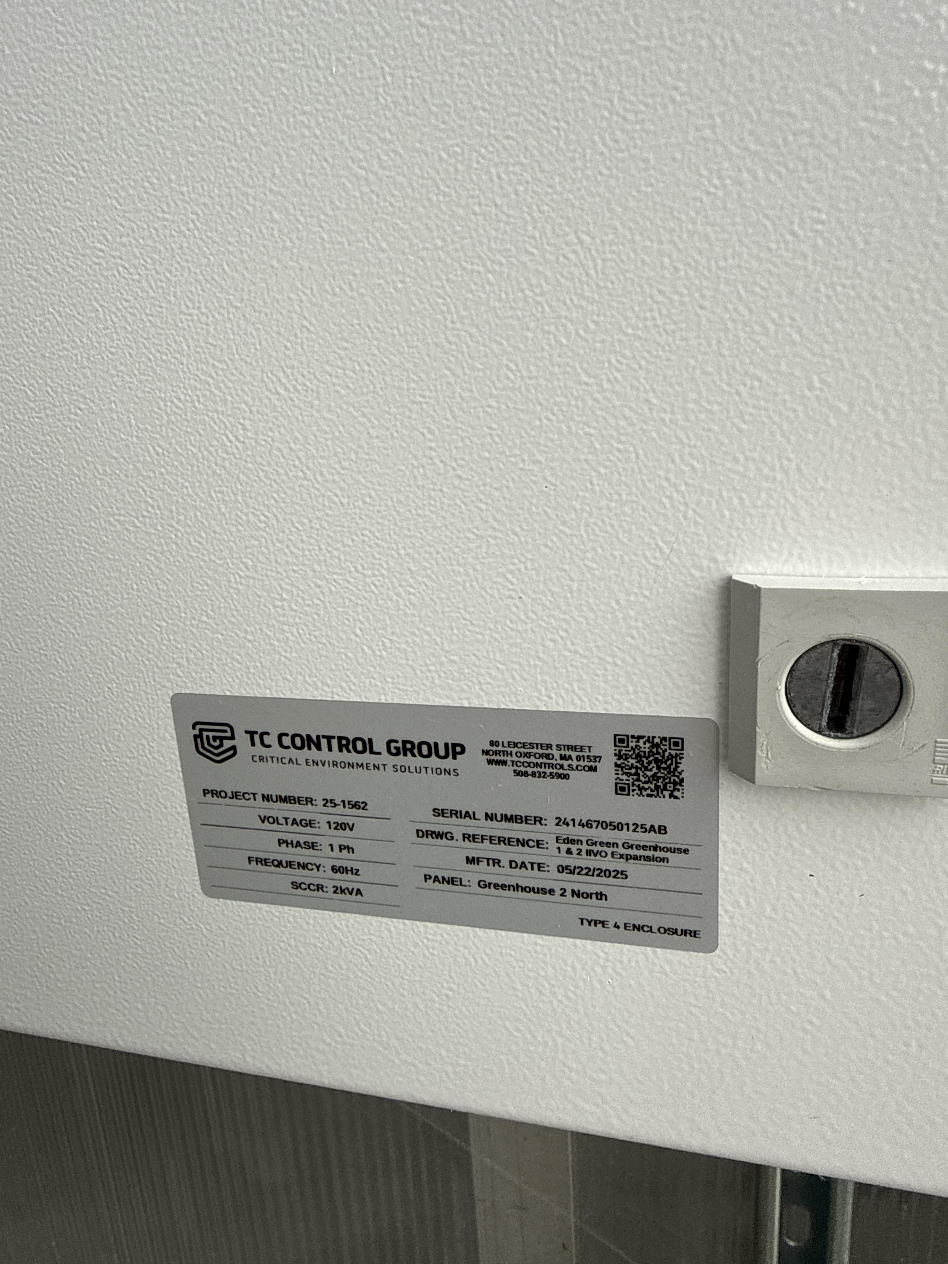 TC Control Group Hoogendoorn Greenhouse Automation Panel 120V Type 4, photo 2