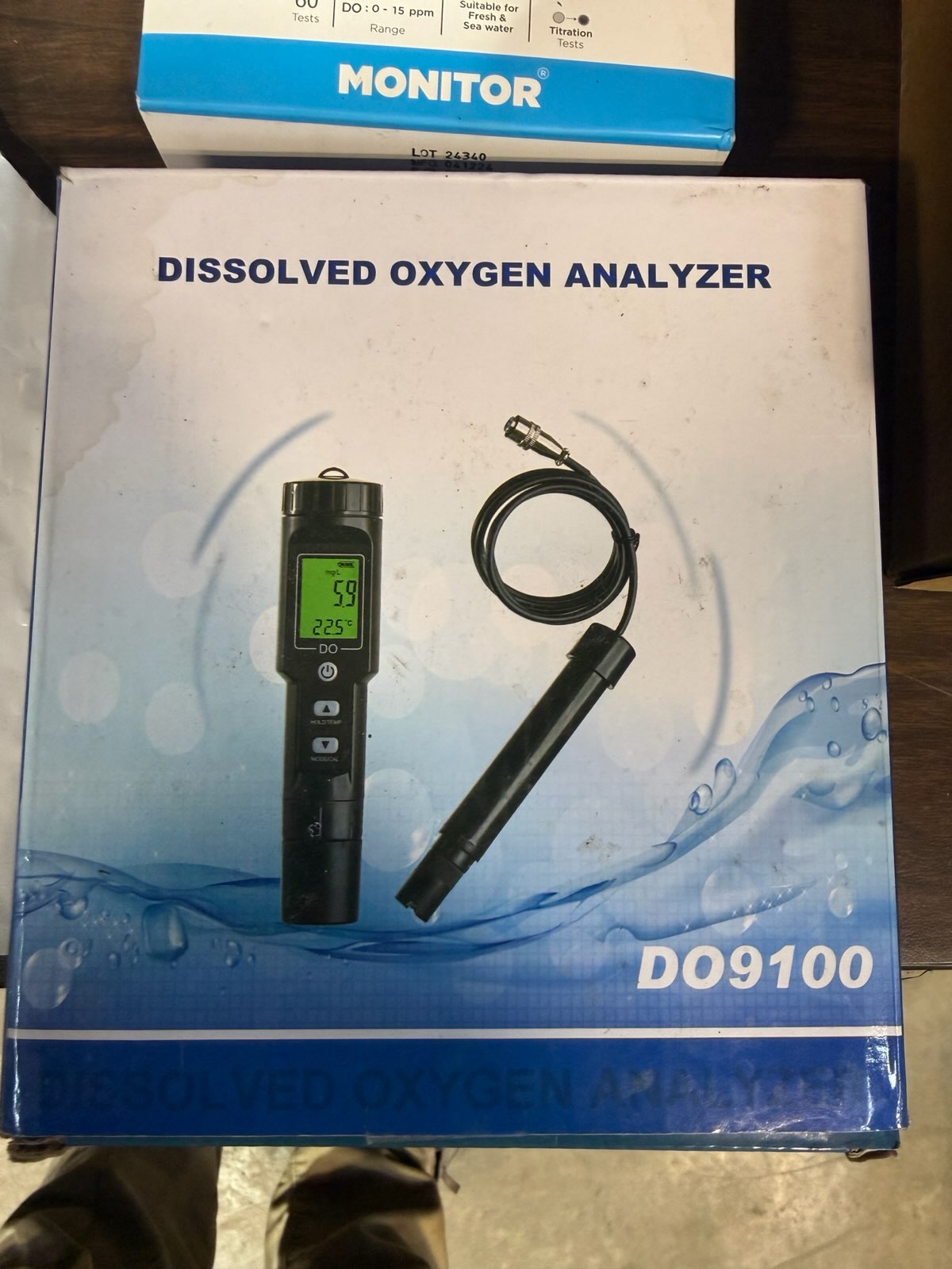 DO9100 Portable Dissolved Oxygen Analyzer/Meter with External DO Probe ...