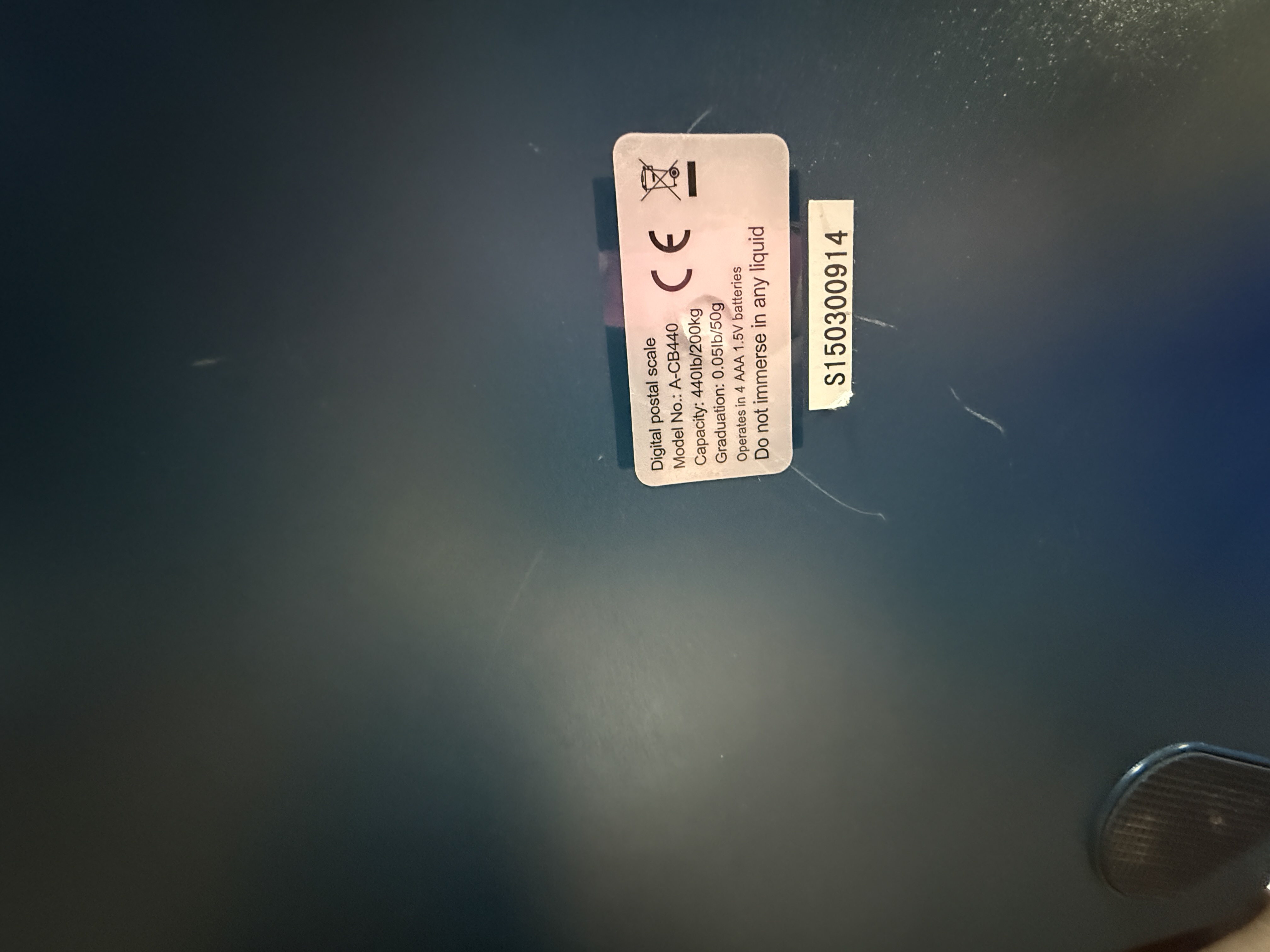 Accuteck A-CB440 440 lb Digital Shipping/Postal Scale, photo 2