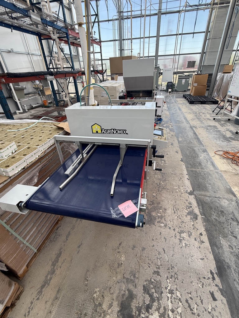 Urbinati Needle Seeder Line w/ Agrinomix Coating & Watering Unit, Conveyors, 208–240V 3PH, photo 4