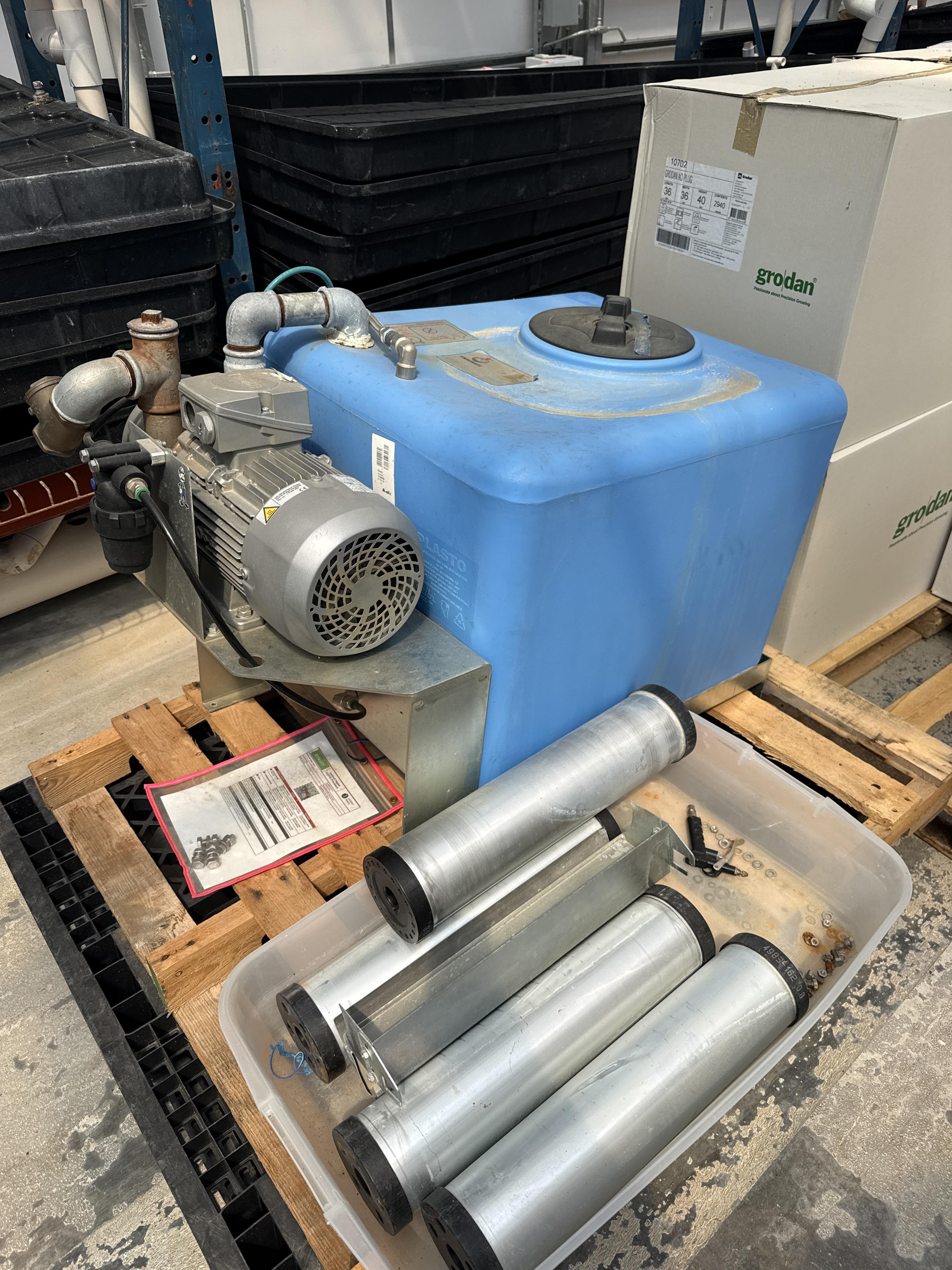 Urbinati SEM65 Drum Seeder System w/ Vacuum Pump, Conveyor Sections & Seeding Drums, photo 2