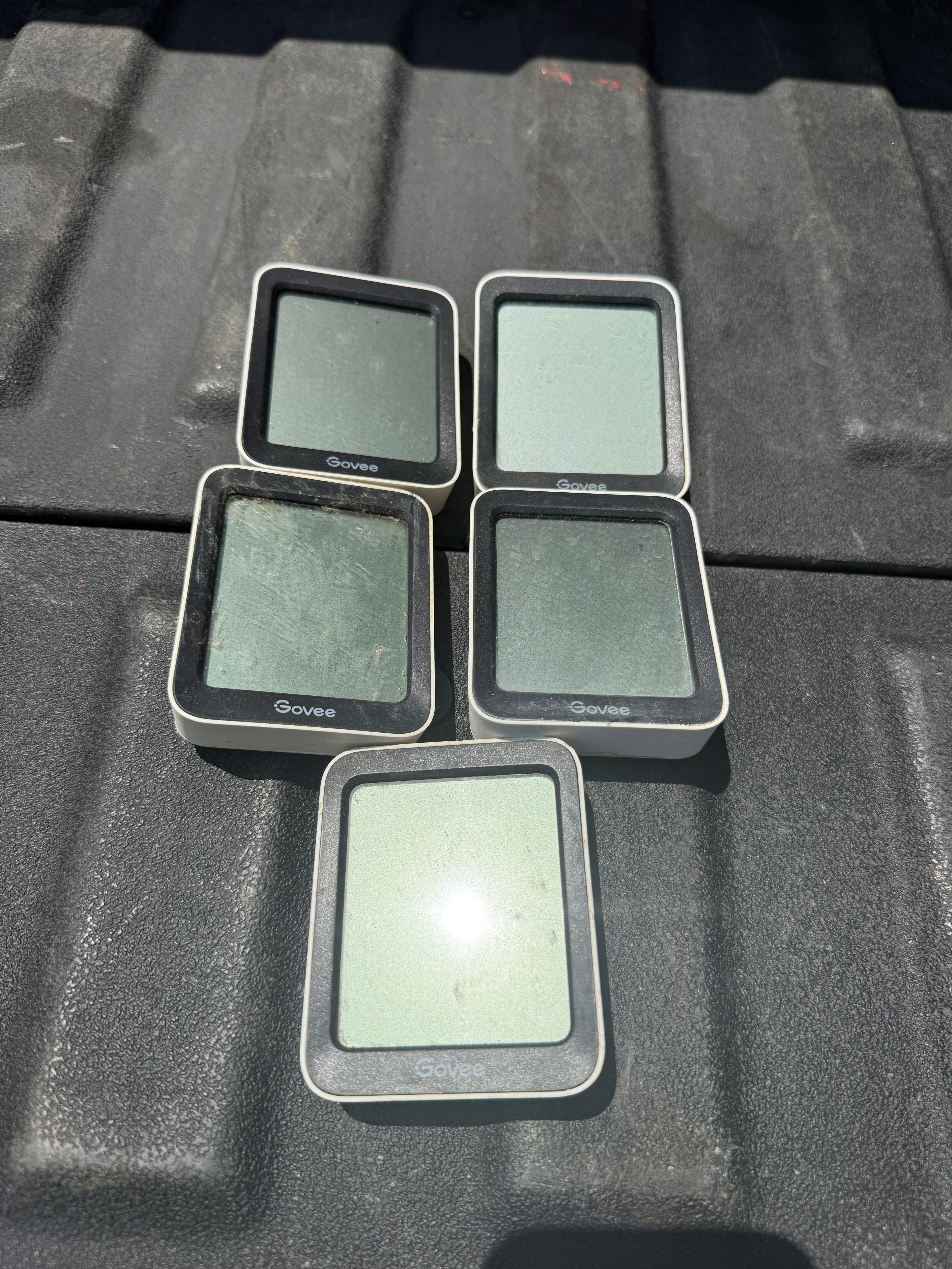 Lot of 5 — Govee Wireless Temperature / Humidity Smart Sensors