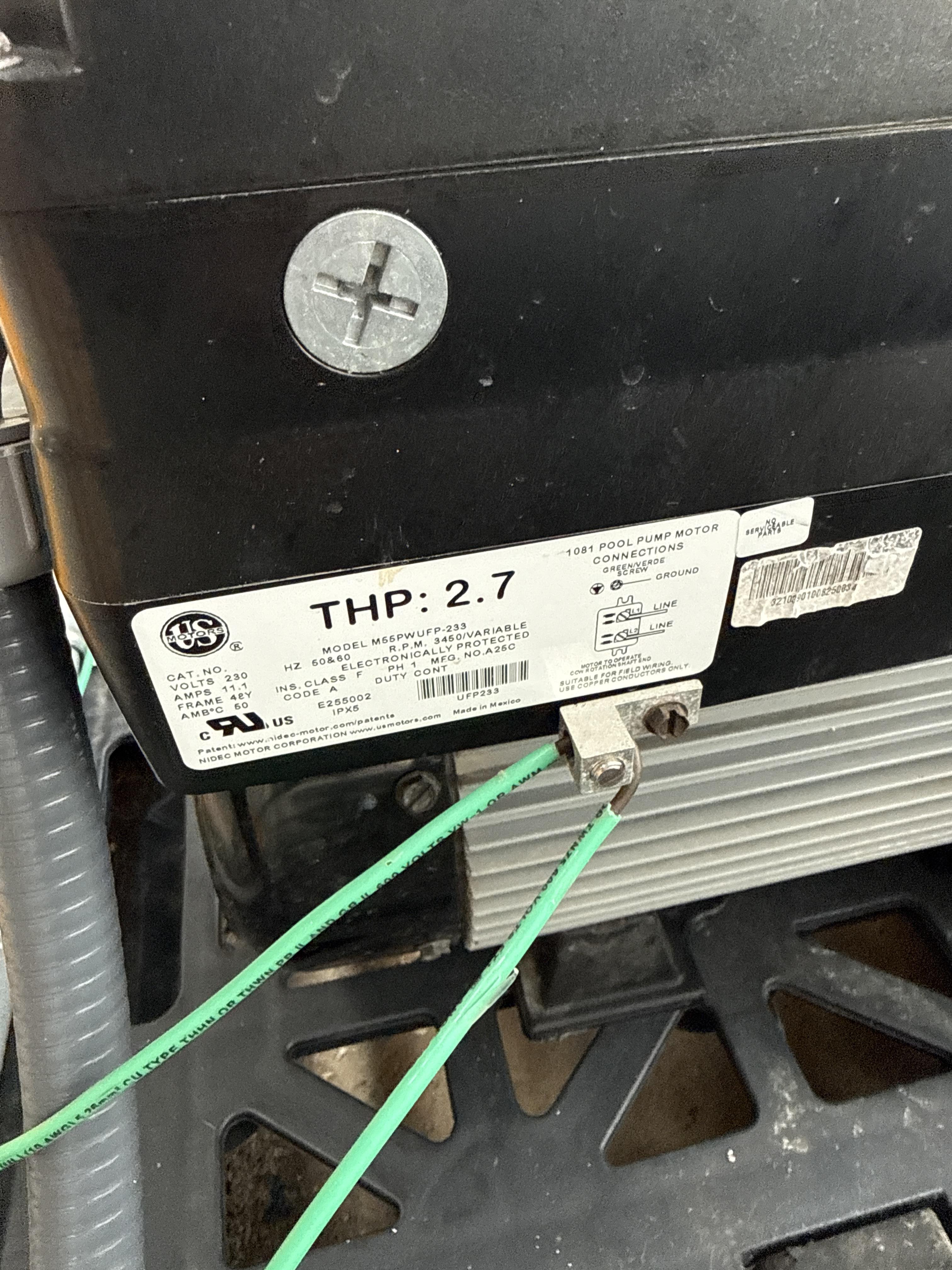 Variable Speed Water Pump – 2.7 THP – 230V – Irrigation / Recirculation Pump, photo 2