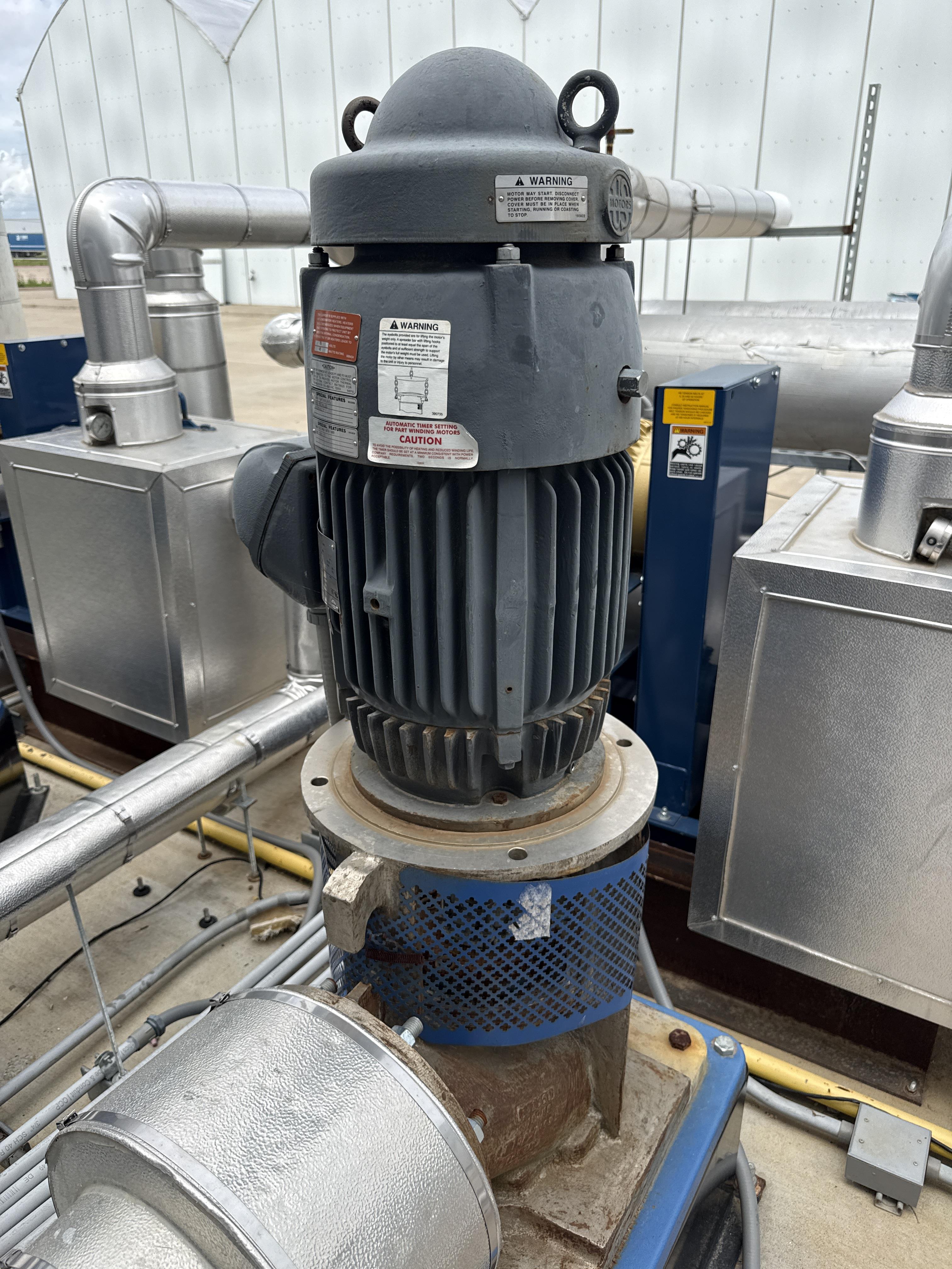 Vertical In Line Distribution Pump Package with Yaskawa VFD and U.S. Motors 20 HP Motor, photo 2